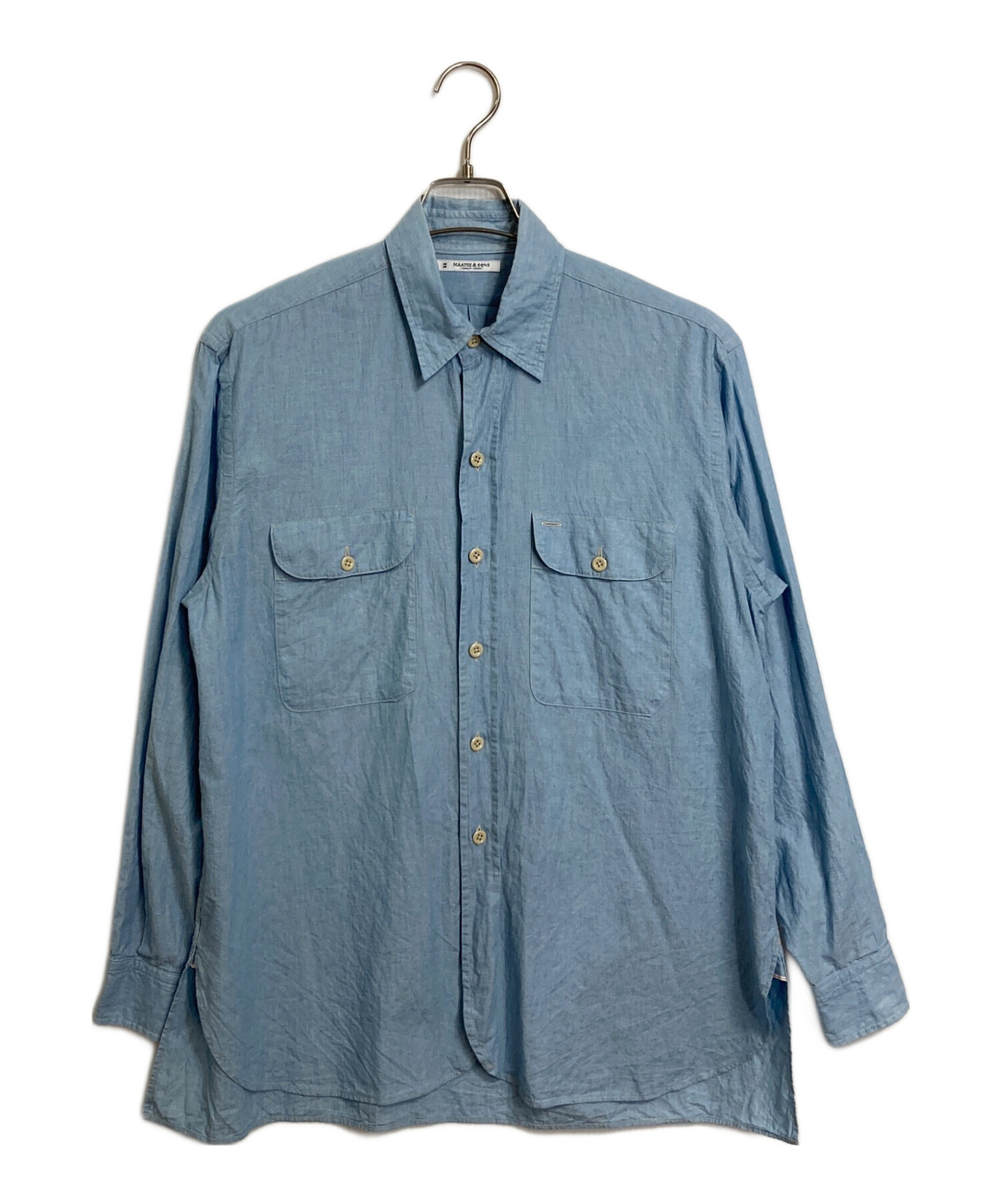 中古・古着通販】MAATEE&SONS (マーティーアンドサンズ) WORK SHIRTS 