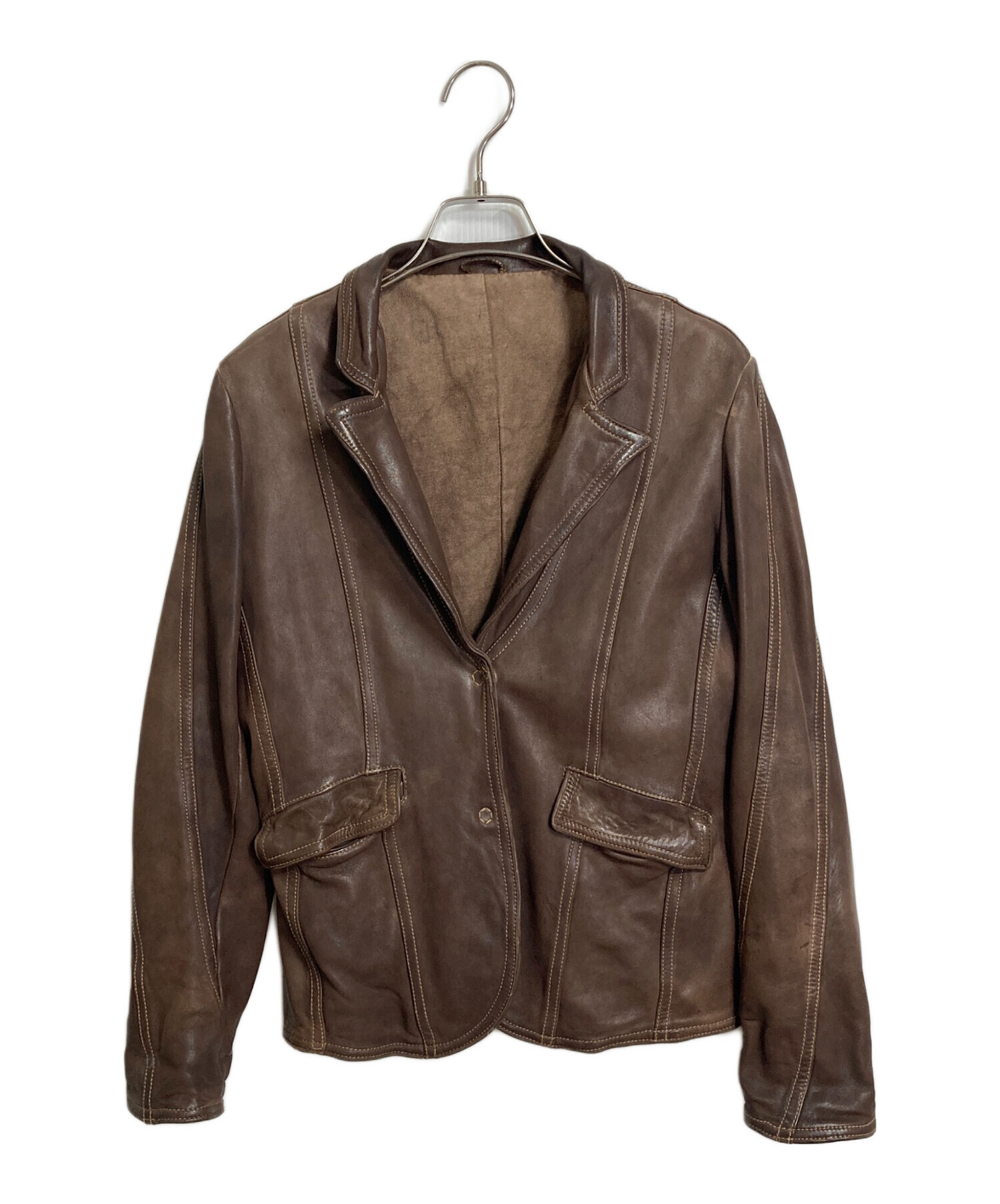 Giorgio Brato ブラウンレザージャケット