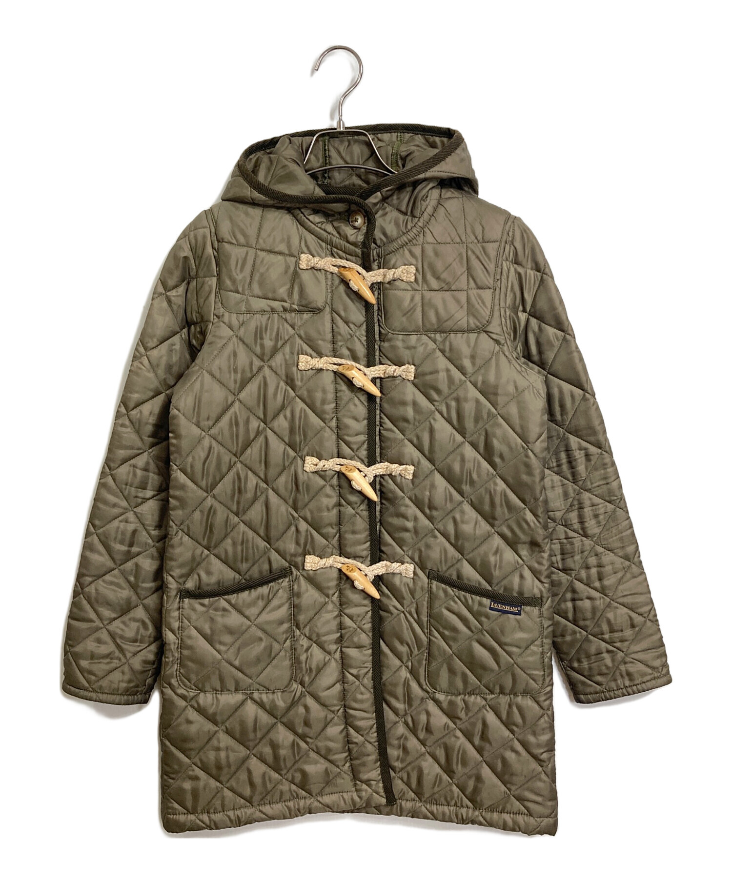 中古・古着通販】LAVENHAM (ラベンハム) キルティングコート フード 