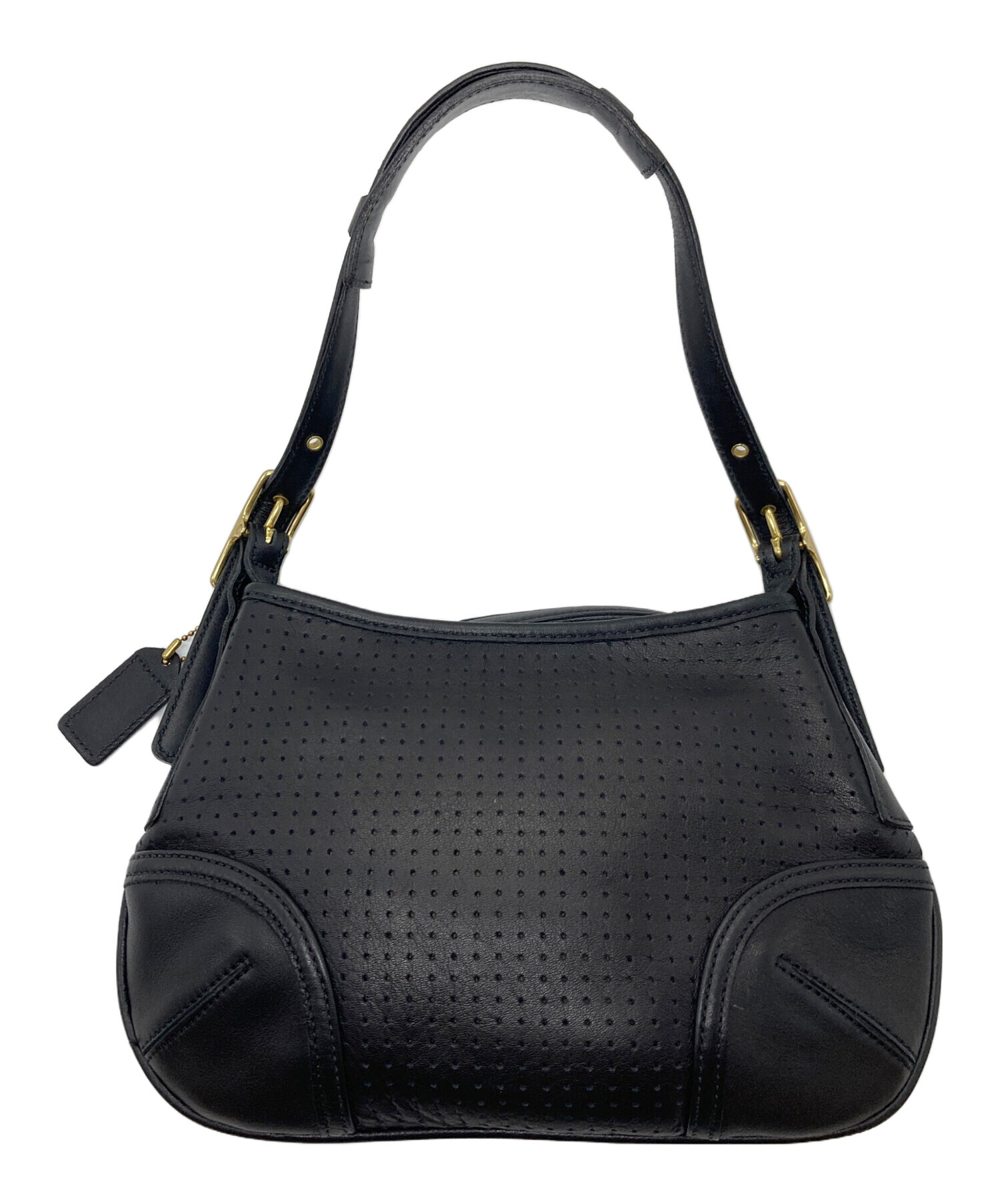 中古・古着通販】COACH (コーチ) パンチングレザーワンショルダー 