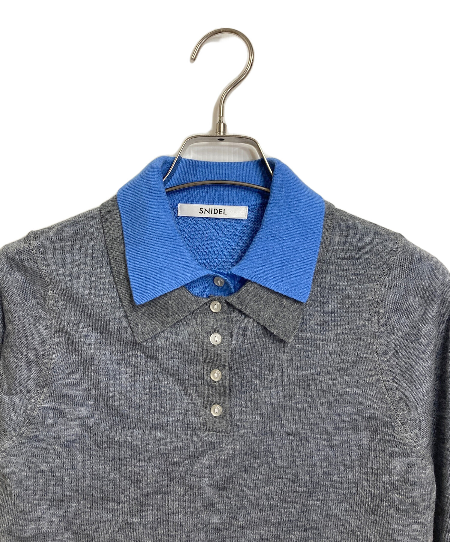 中古・古着通販】Snidel (スナイデル) Sustainableレイヤードポロ