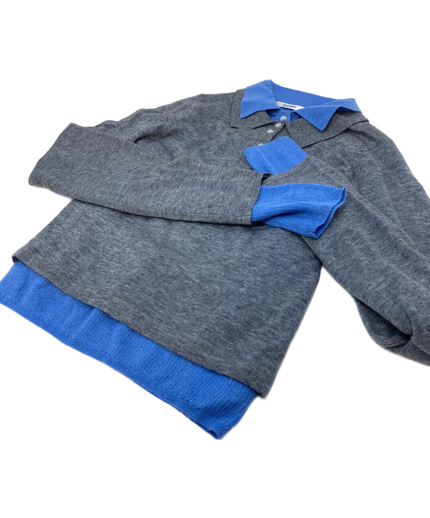 中古・古着通販】Snidel (スナイデル) Sustainableレイヤードポロ