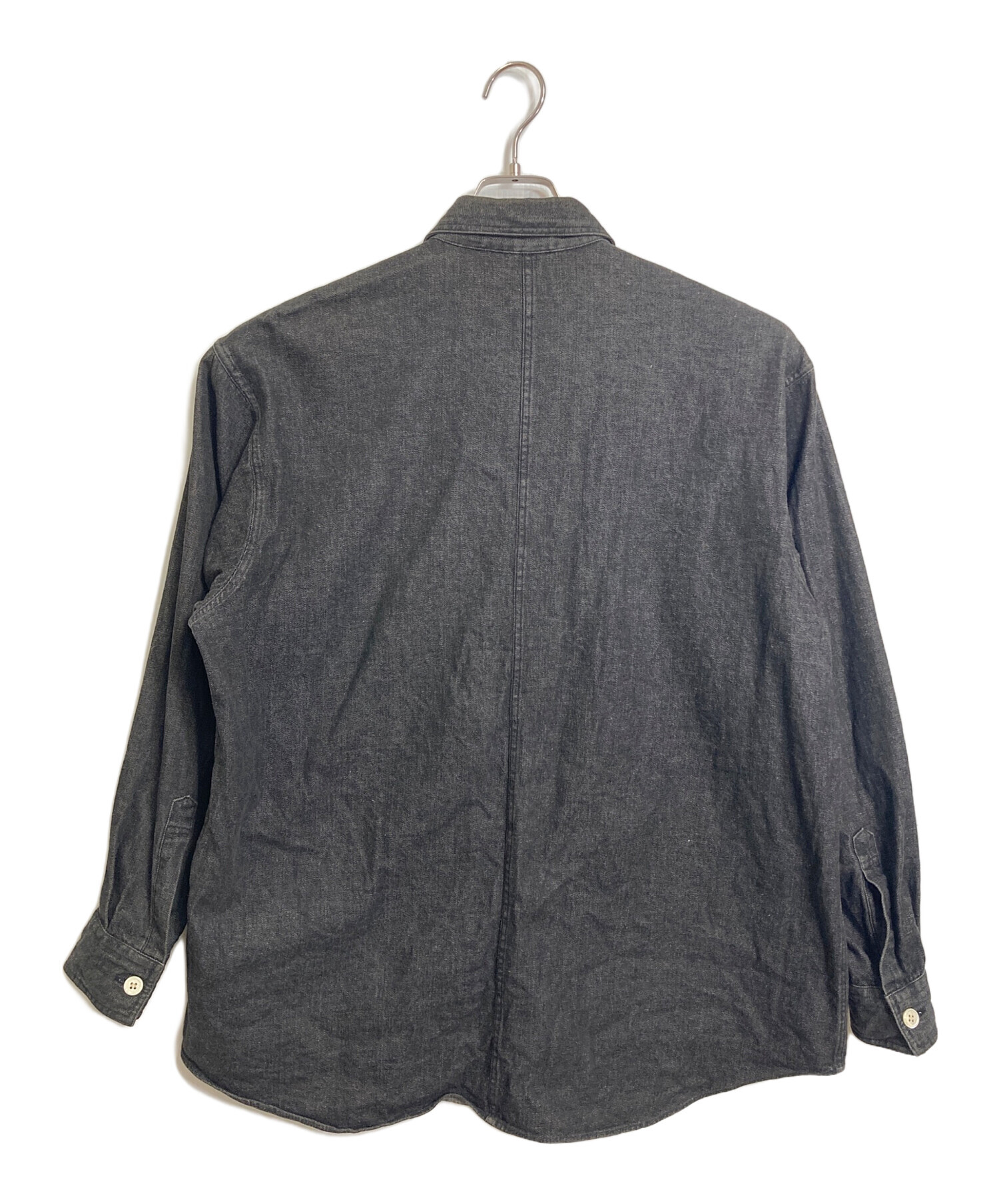 COMME des GARCONS HOMME ブラックデニム シャツ 田中オム 中古・古着通販】COMME des GARCONS HOMME (コムデギャルソン オム