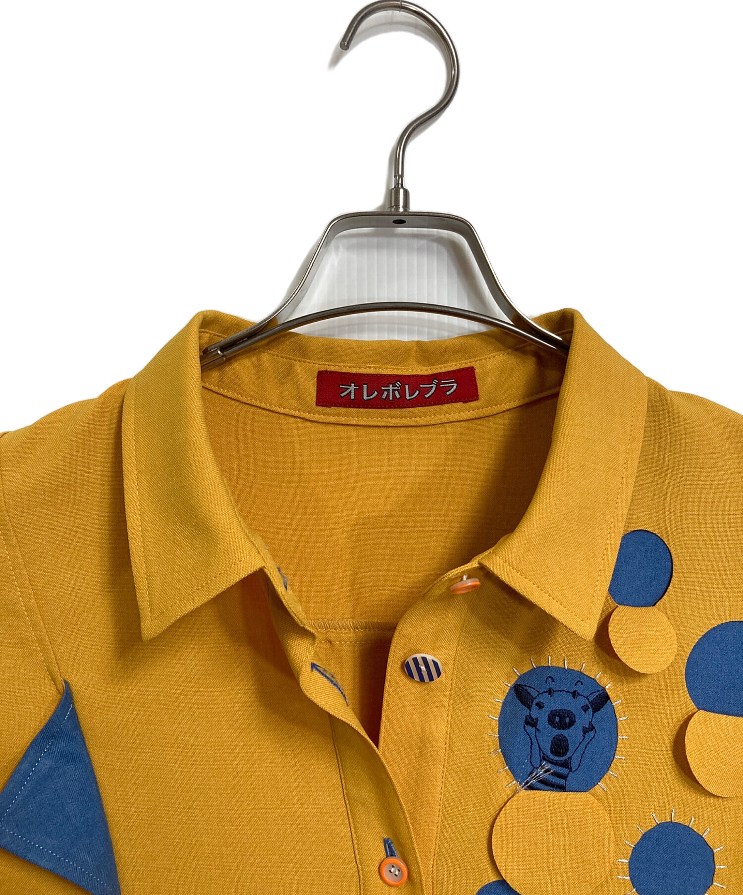 中古・古着通販】OLLEBOREBLA (アルベロベロ) シャツワンピース 長袖