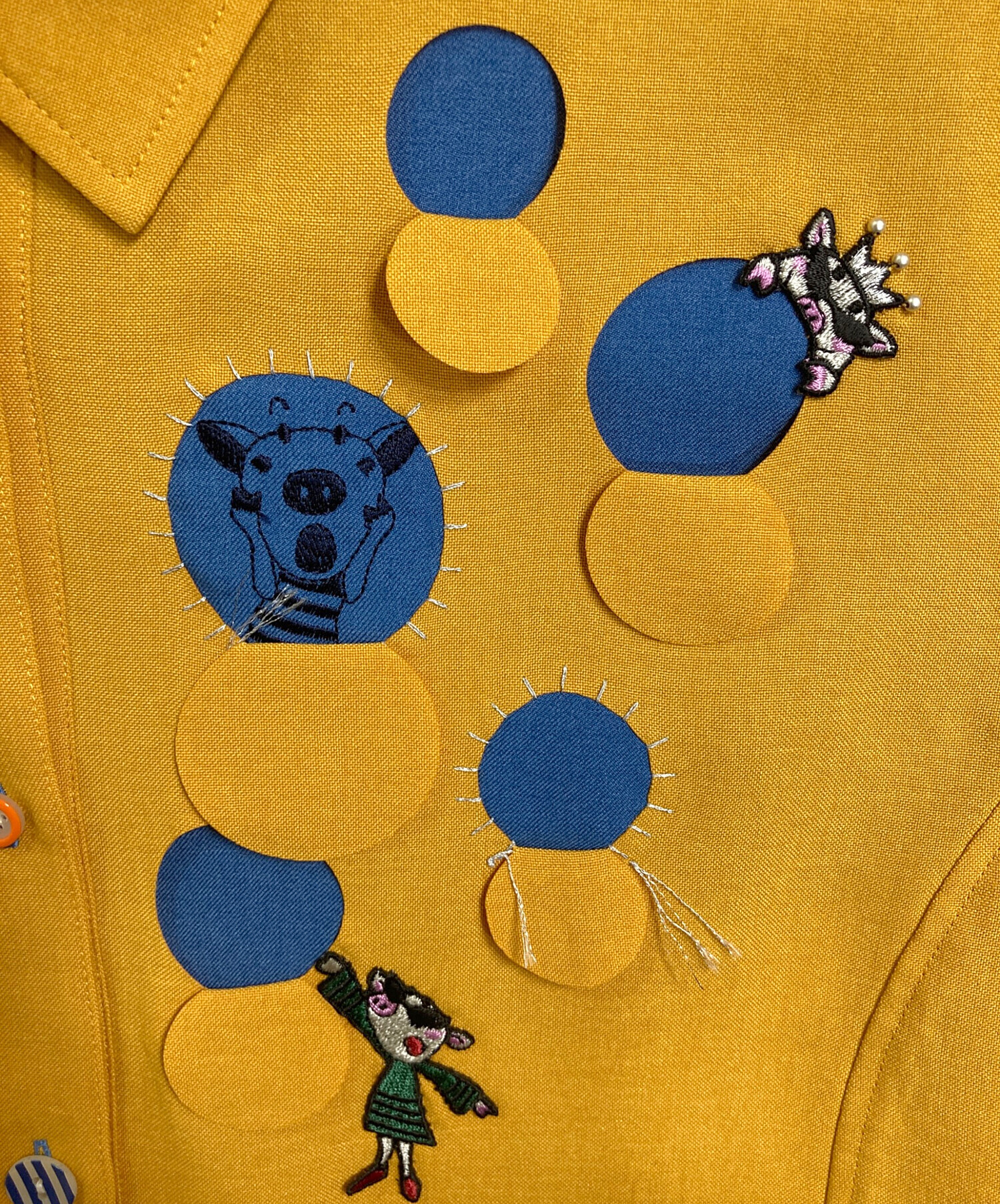 中古・古着通販】OLLEBOREBLA (アルベロベロ) シャツワンピース 長袖