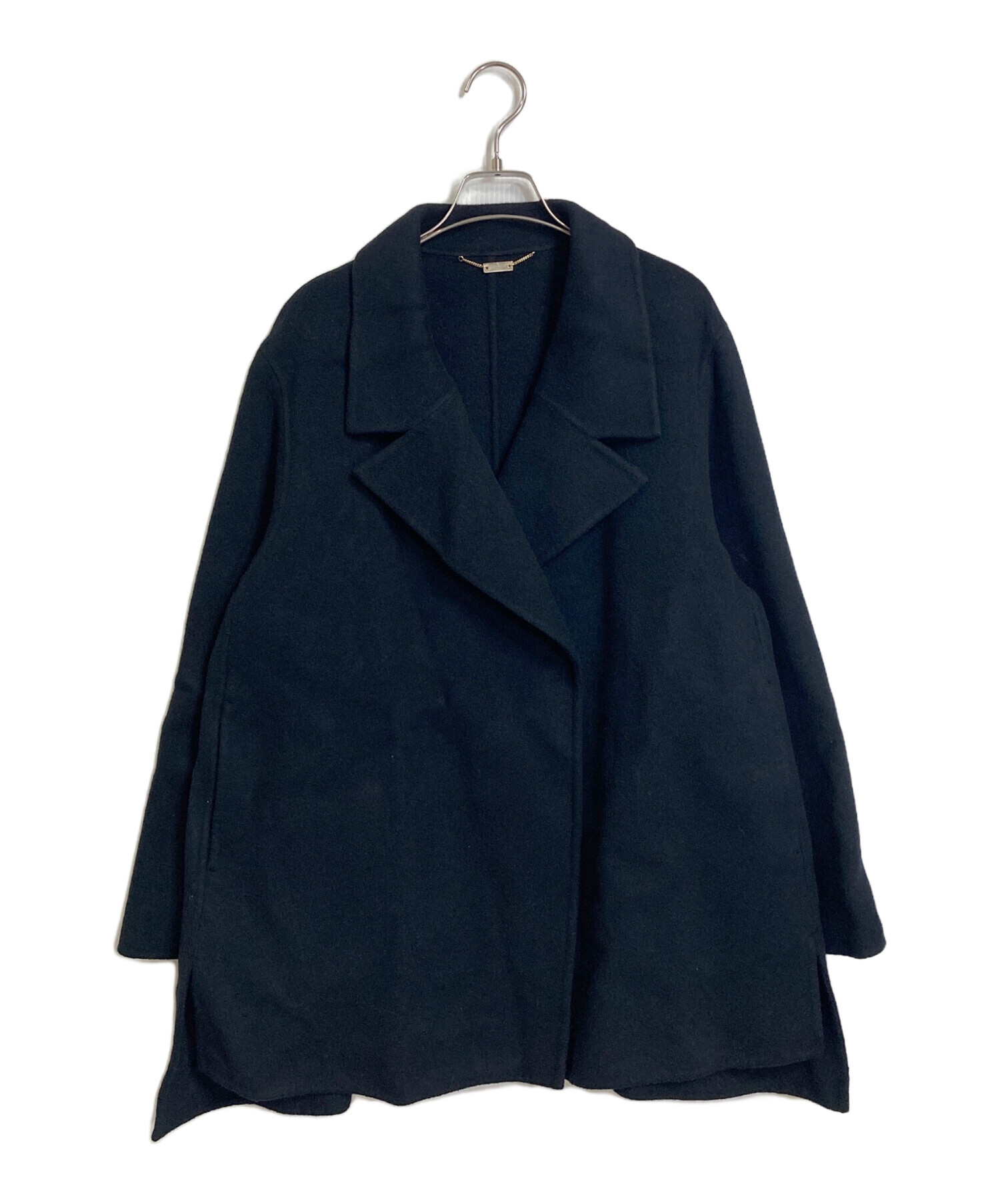 中古・古着通販】自由区 (ジユウク) ウールリバーショート コート