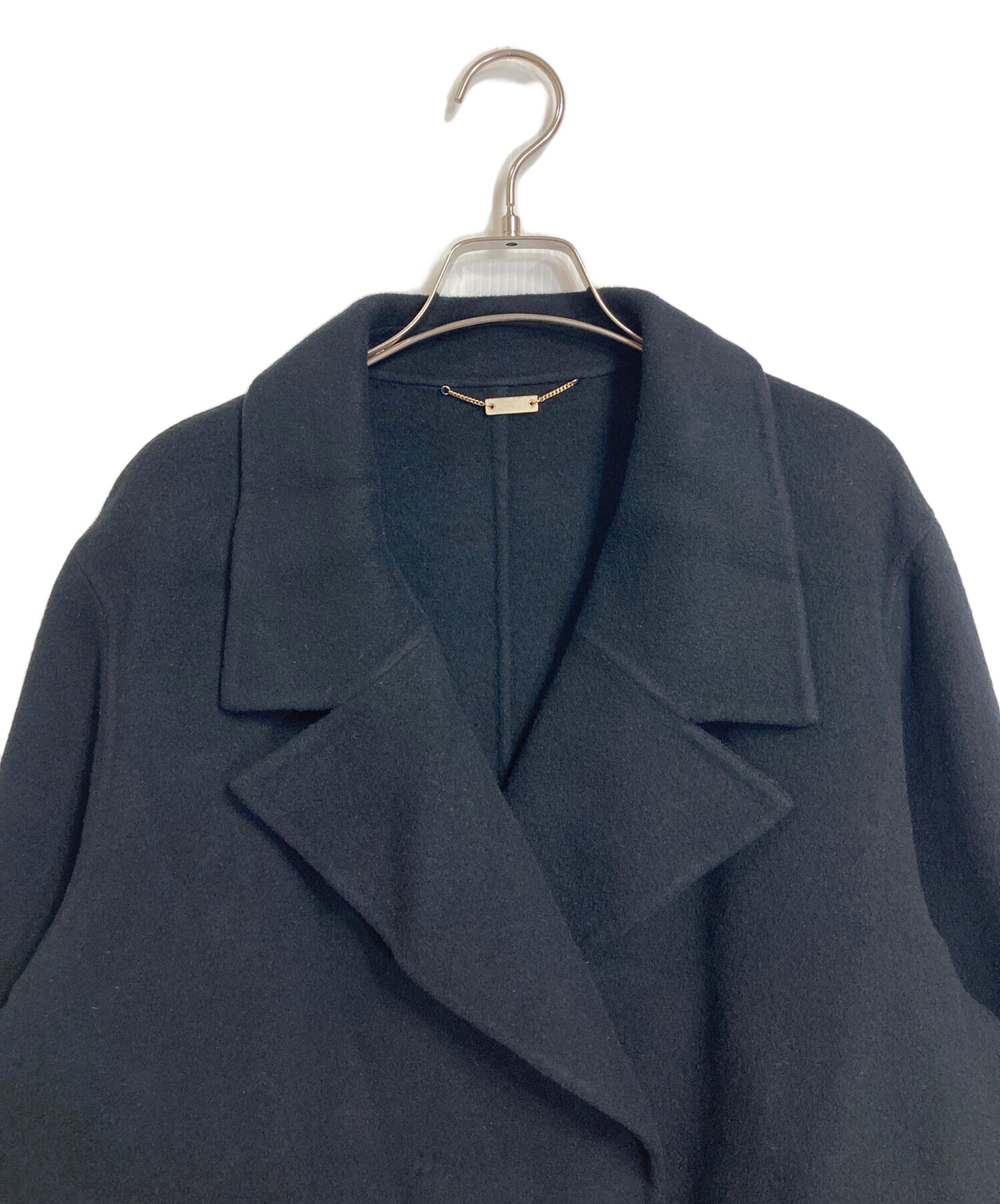 中古・古着通販】自由区 (ジユウク) ウールリバーショート コート