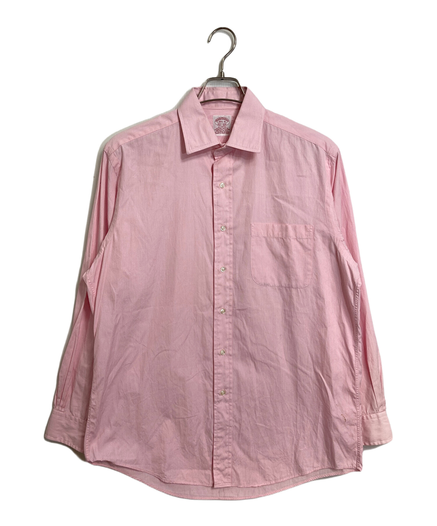 A*L様 ブルックスブラザーズ 長袖 ストライプシャツ BD 346 古着 水色