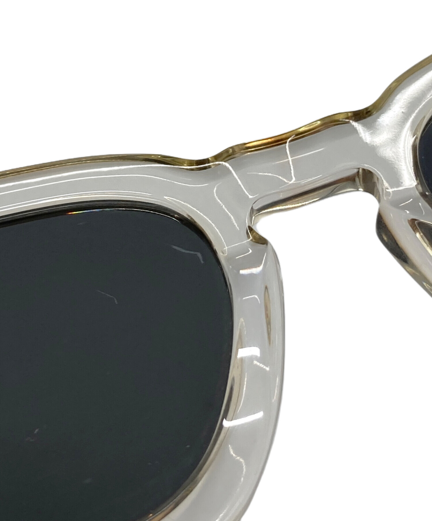 中古・古着通販】MONCLER (モンクレール) クリアフレームミラーレンズ