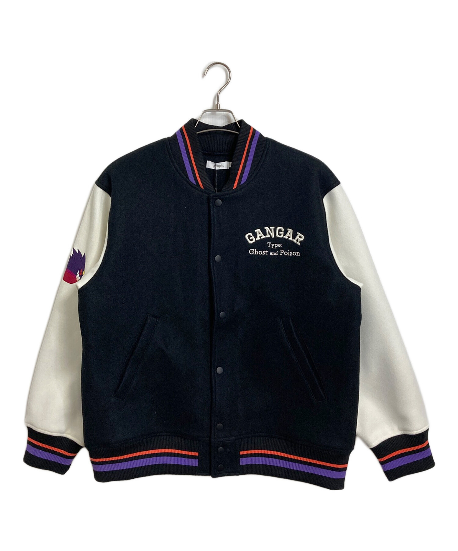 ポケモン　ゲンガー　スタジャン　グラニフ　スタジアムジャンパー ピカチュウ＆ゲンガー｜スタジアムジャンパー｜ユニセックス