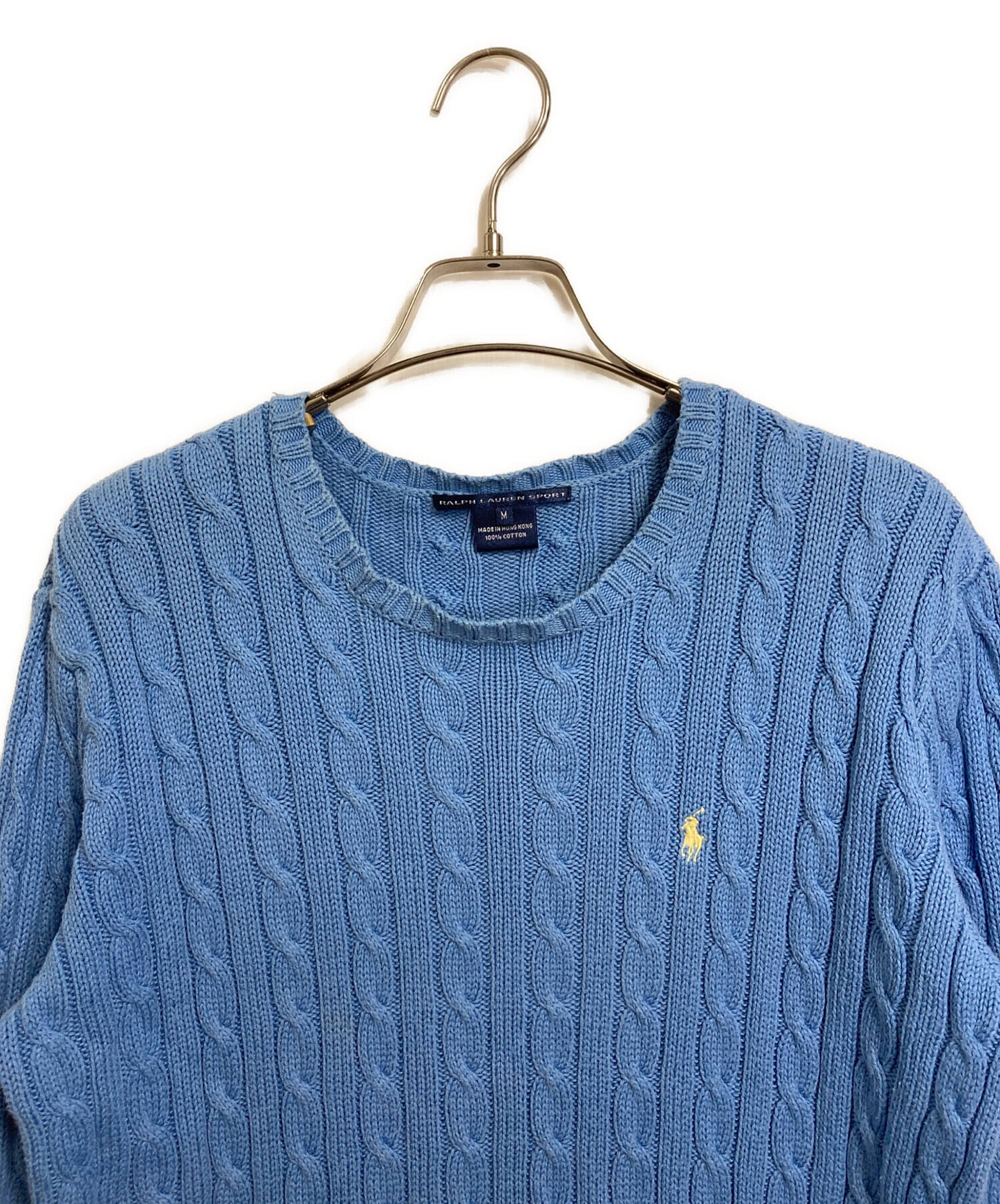 新作　完売　RALPH LAUREN ラルフローレン　ケーブルニット　コットン ケーブルニット コットン セーター