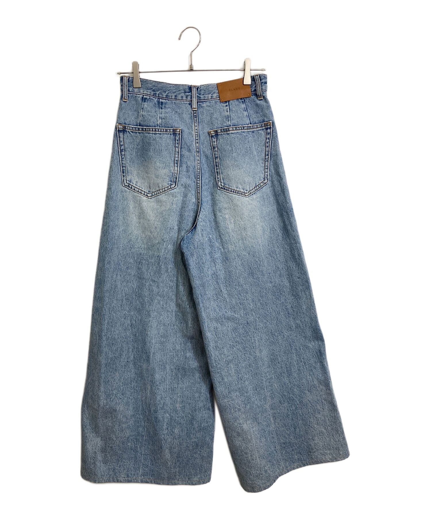 中古・古着通販】CLANE (クラネ) ワイドデニムパンツ wide denim pants