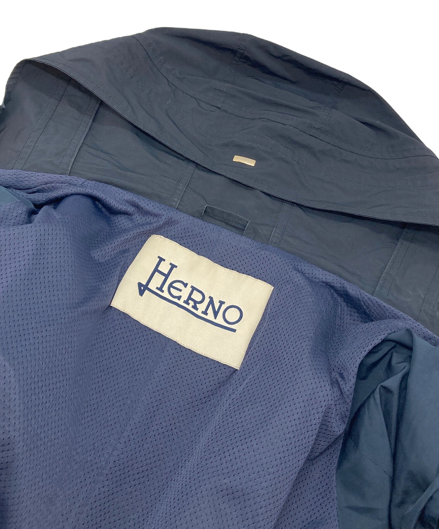 中古・古着通販】HERNO (ヘルノ) ナイロンコート ロングコート 