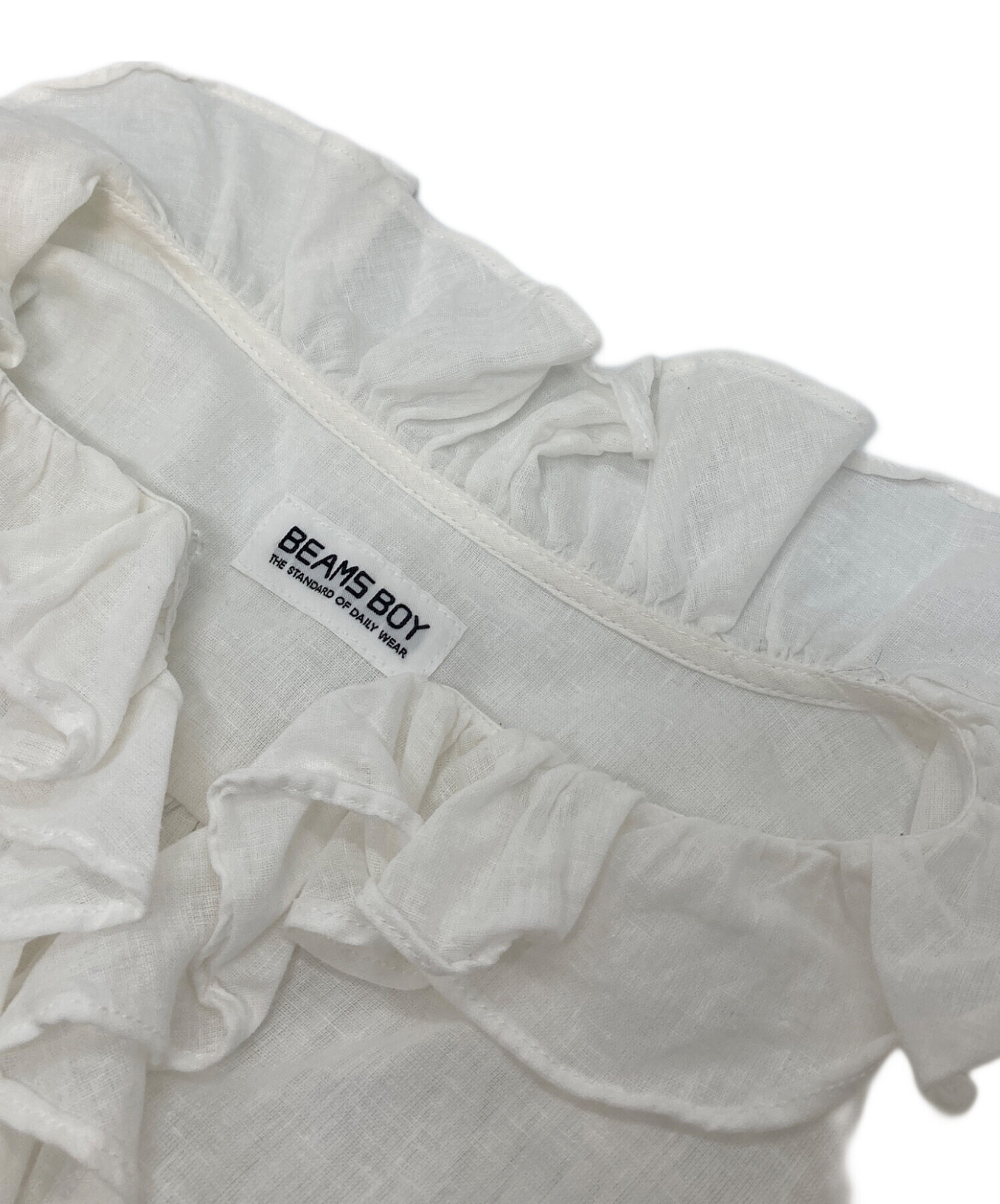 中古・古着通販】BEAMS BOY (ビームスボーイ) コットンリネン フリル 