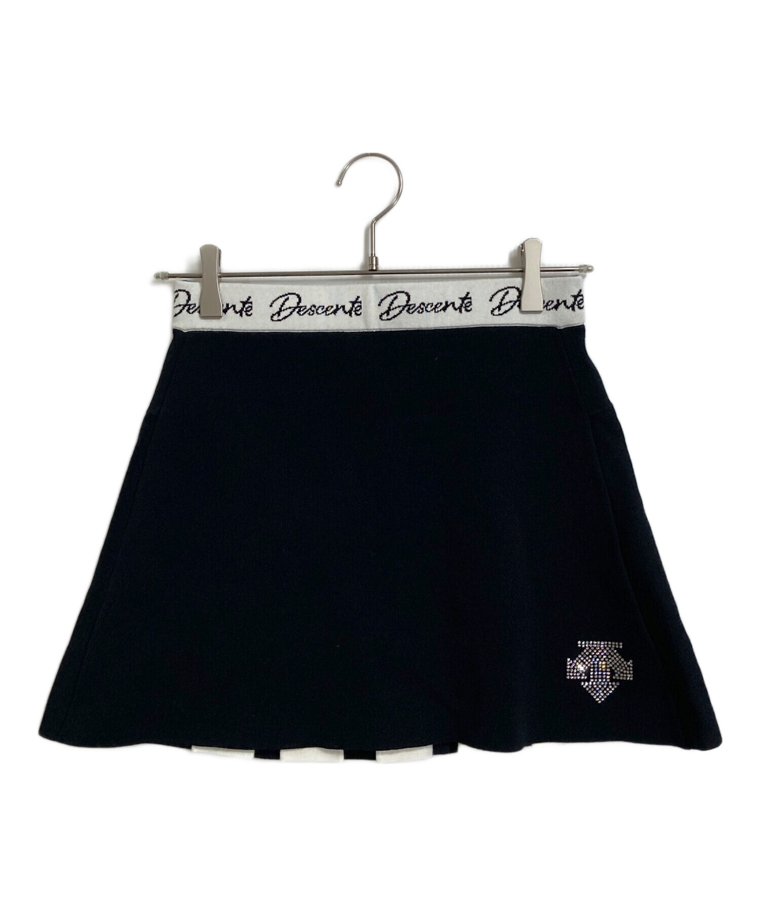 DESCENTE スカート DESCENTE ゴルフウェア ニットスカート プリーツ