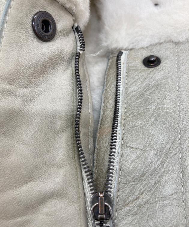 最終割引価格　美品　jil sander スエード レザー ムートン ジャケット 中古・古着通販】JIL SANDER (ジルサンダー) ムートンジャケット