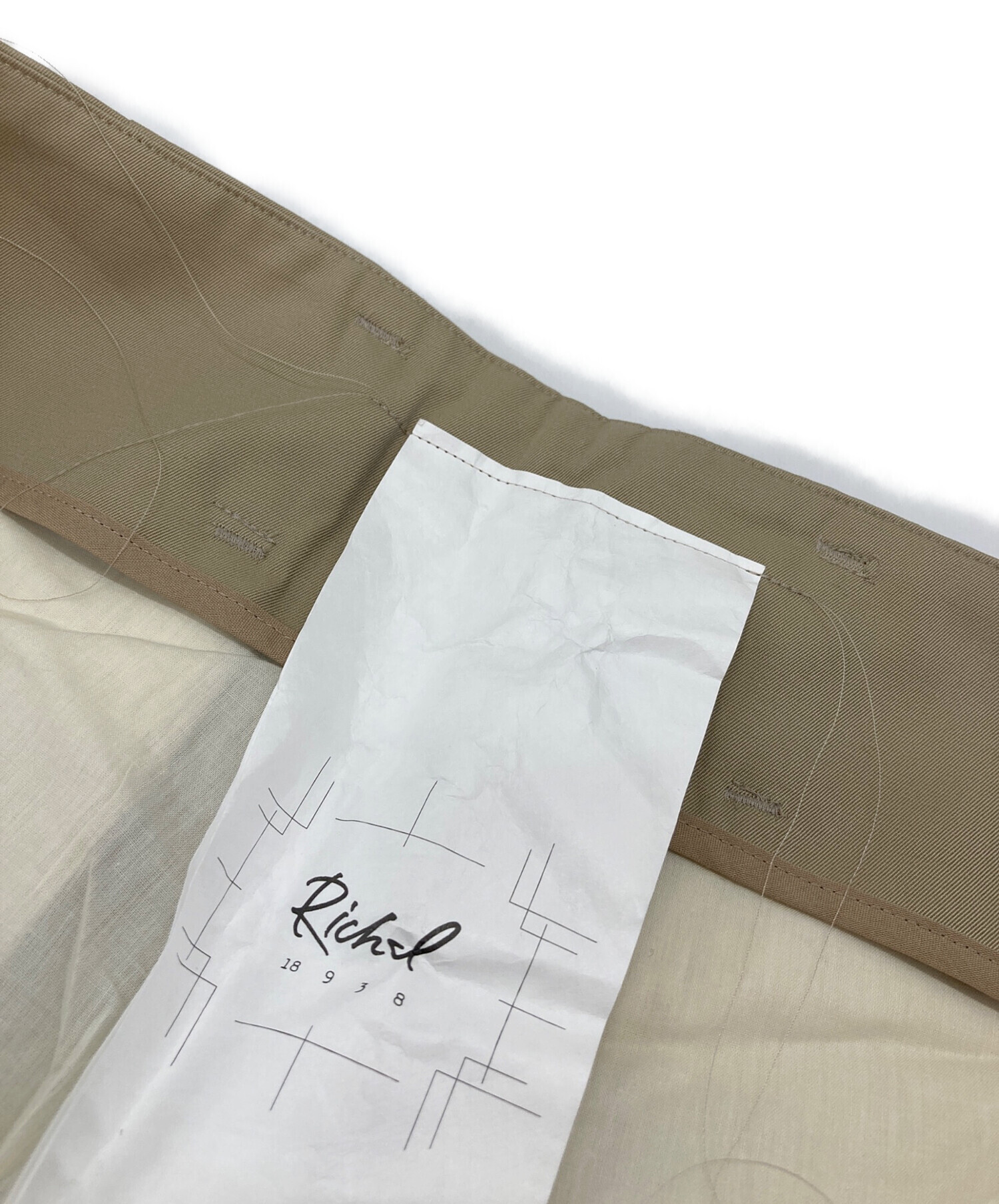 中古・古着通販】Rich I (リッチアイ) UNCLE TUCK TAPERED TROUSERS