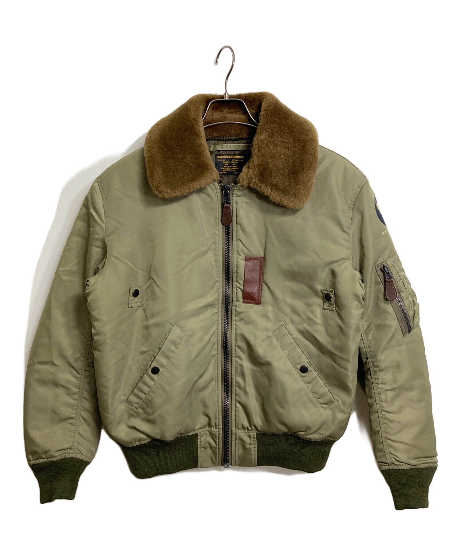 ヒューストン B-15B フライトジャケット　40サイズ 中古・古着通販】HOUSTON (ヒューストン) TYPE B-15B フライト