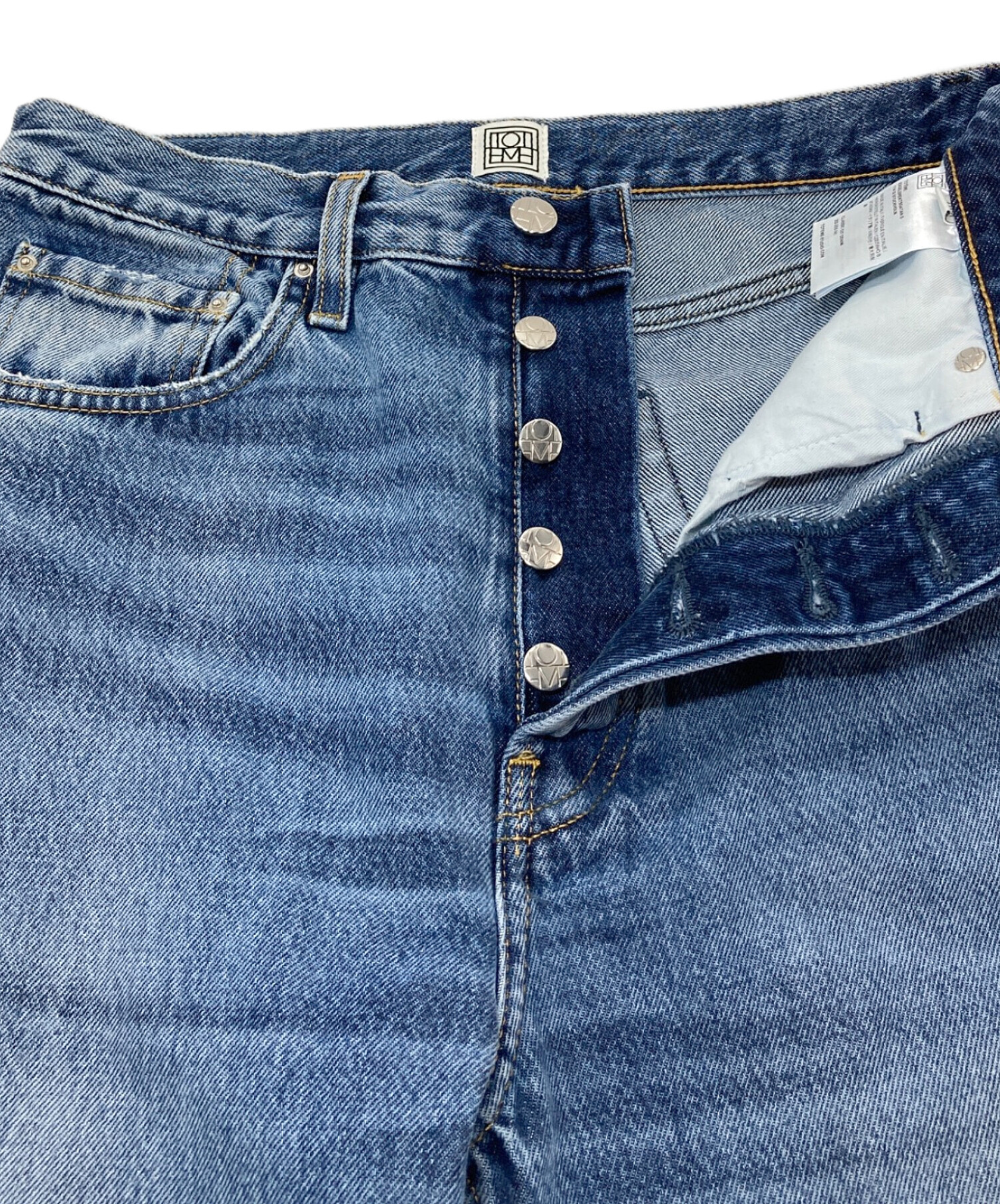 中古・古着通販】toteme (トーテム) クラシックカットデニムパンツ