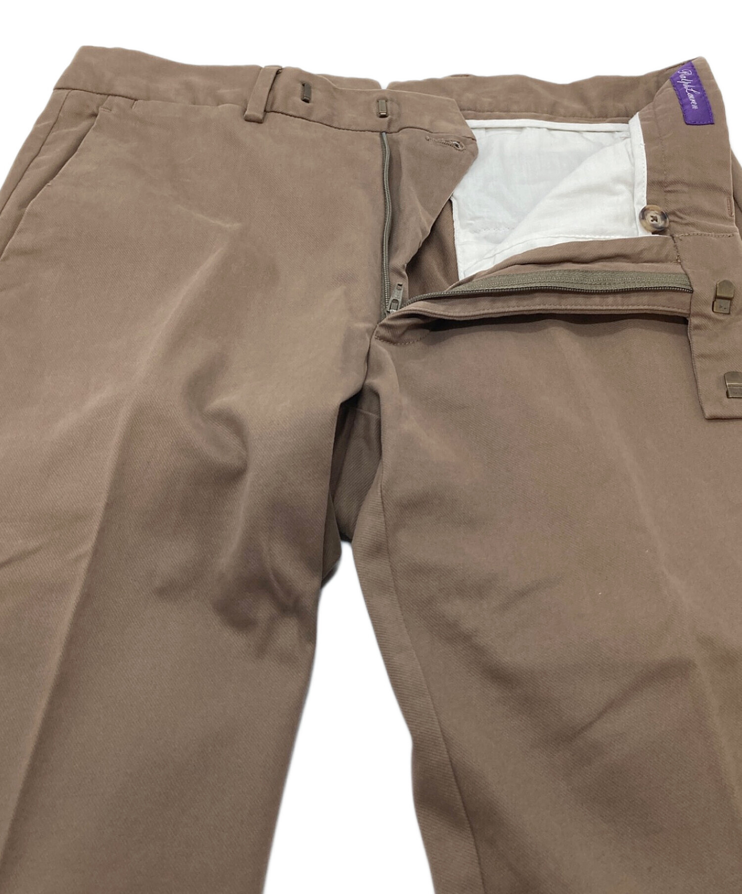 Ralph Laurenパープルレーベル 新品 ベージュショートパンツ 32 Polo Ralph Lauren（ポロラルフローレン）ショートパンツ ベージュ