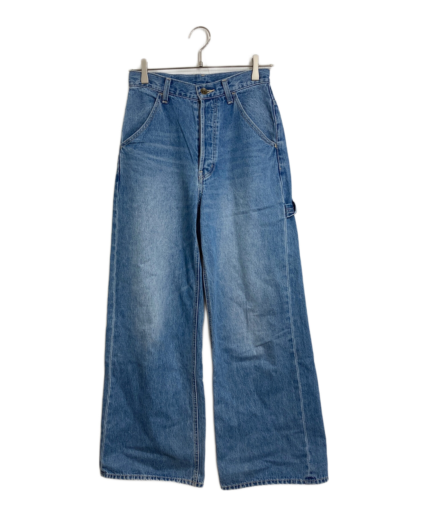 シールームリン ペインターbaggy denimパンツ　24インチ 中古・古着通販】Sea Room Lynn (シールームリン) ペインターbaggy