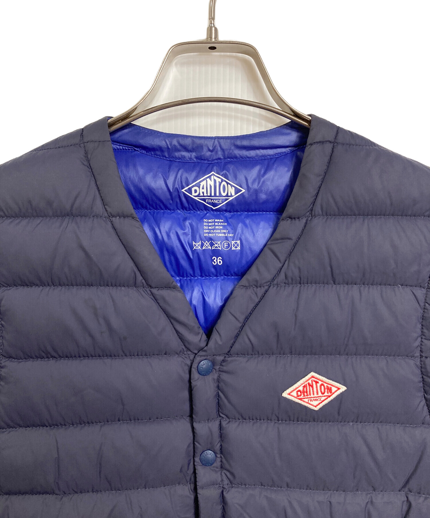 中古・古着通販】DANTON (ダントン) インナーダウンベスト ダウン