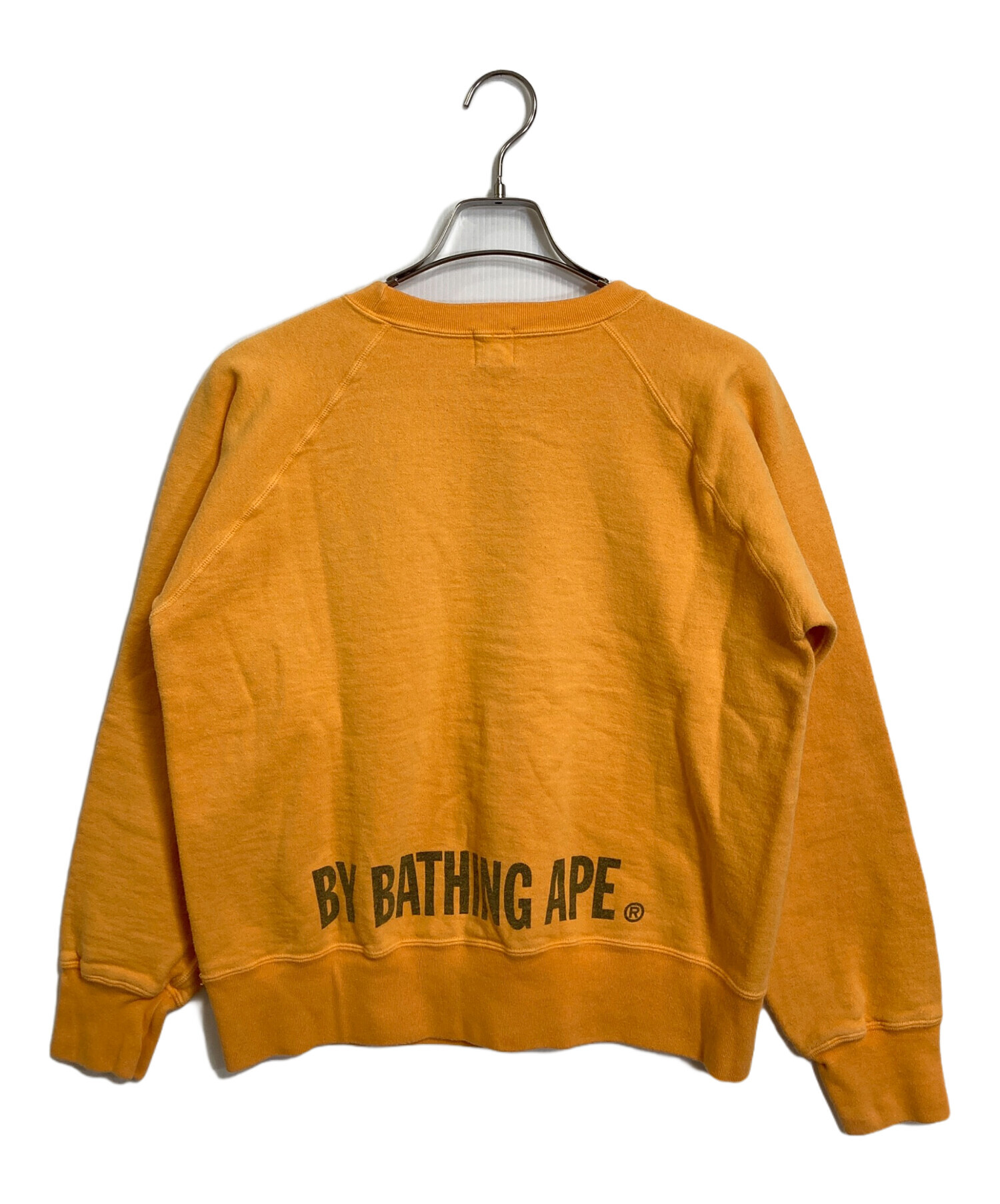 A BATHING APE アベイシングエイプ スウェット F 黄 【古着】【中古】 A BATHING APE - A BATHING APE アベイシングエイプ スウェット F 黄