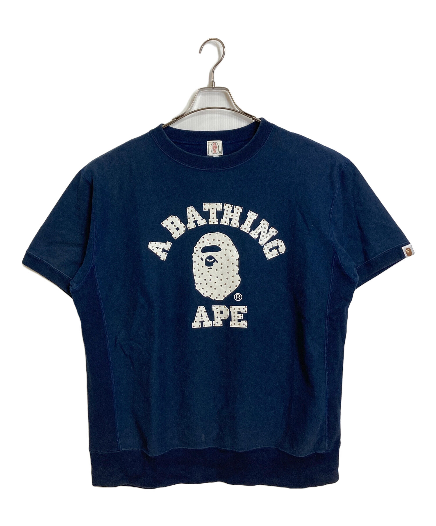 A BATHING APE ラインストーン　スウェットトレーナー　希少 中古・古着通販】A BATHING APE (ア ベイシング エイプ) ライン