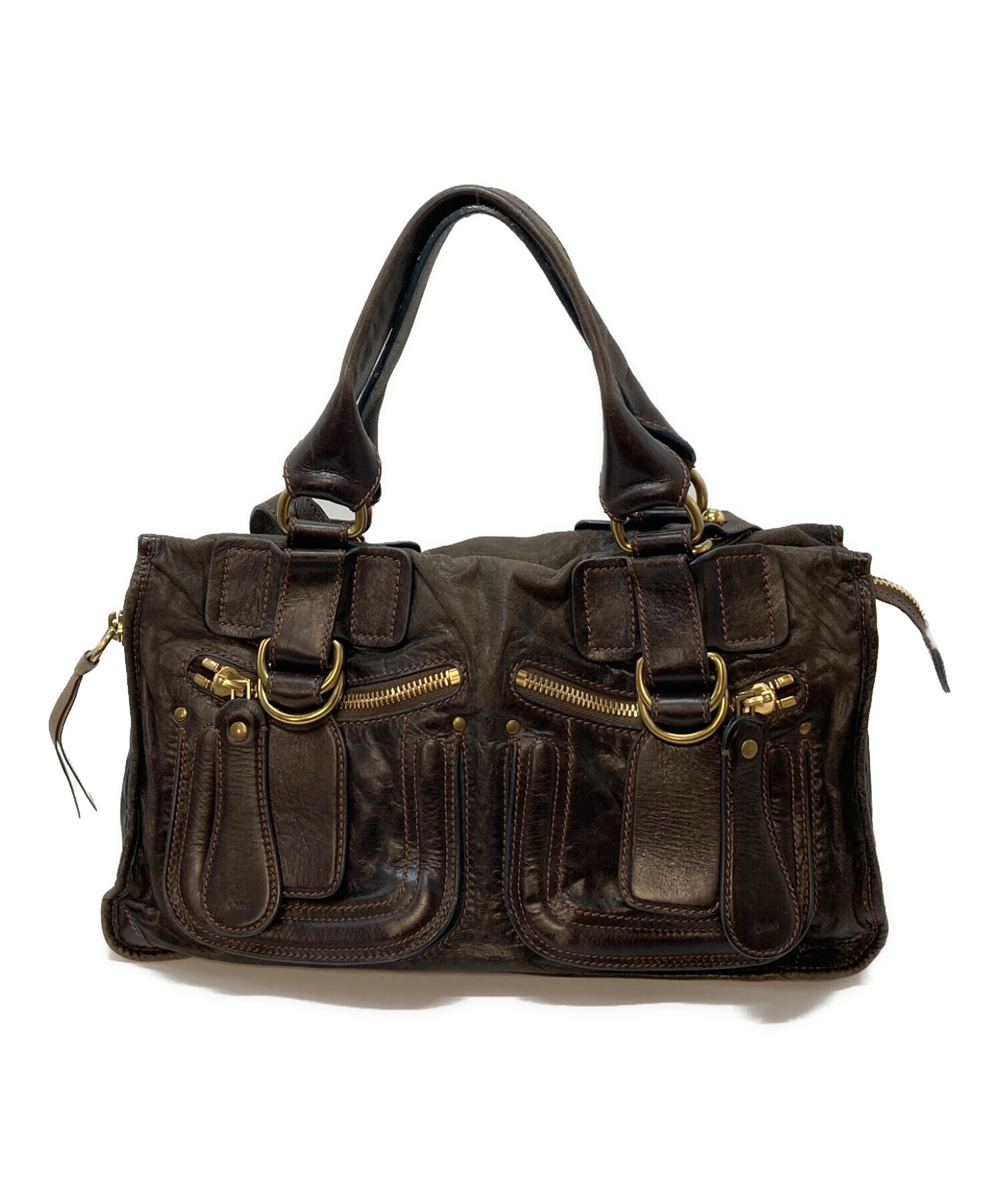 中古・古着通販】Chloe (クロエ) ベイバッグ ブラウン｜ブランド・古着 