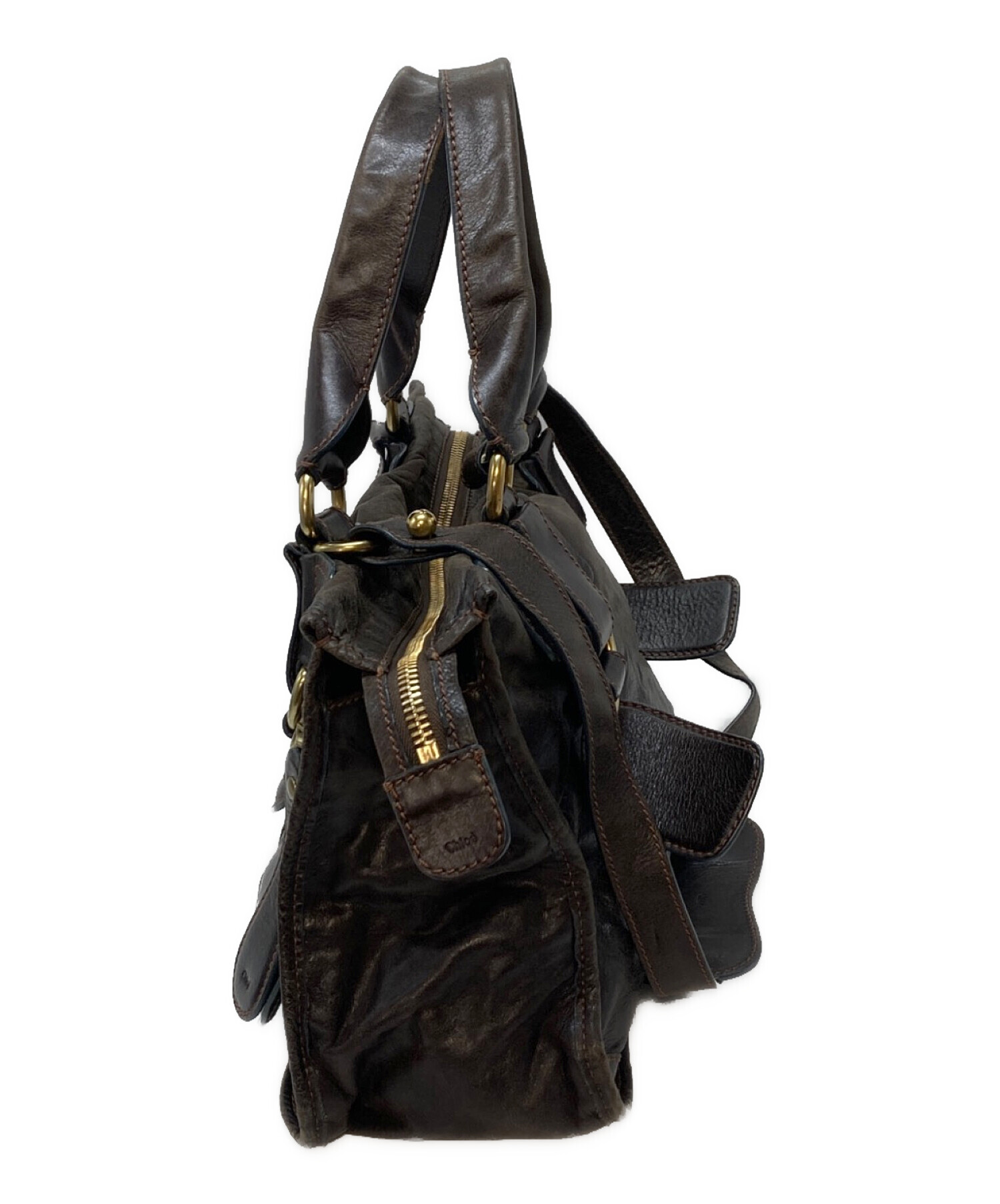 中古・古着通販】Chloe (クロエ) ベイバッグ ブラウン｜ブランド・古着 