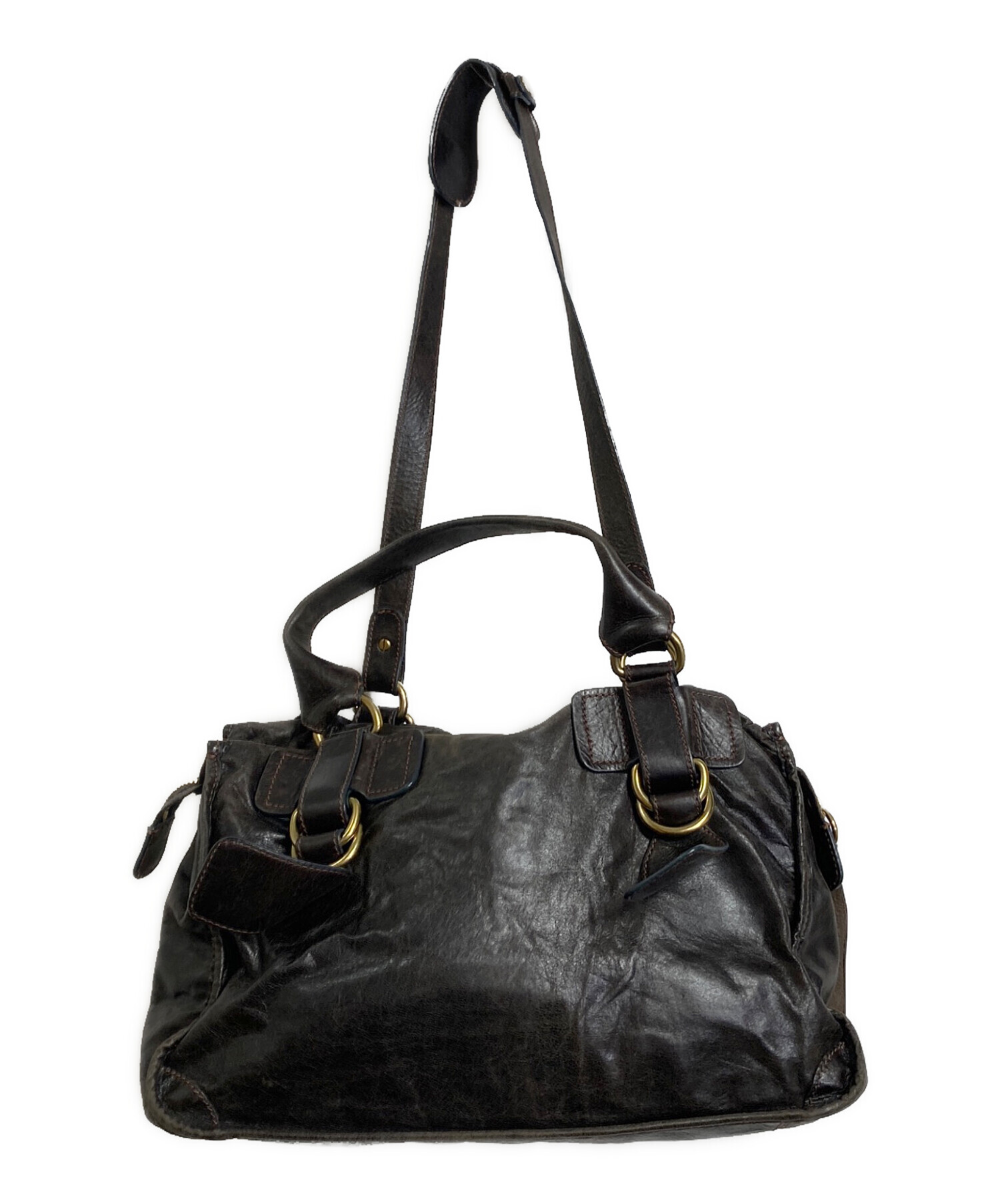 中古・古着通販】Chloe (クロエ) ベイバッグ ブラウン｜ブランド・古着 