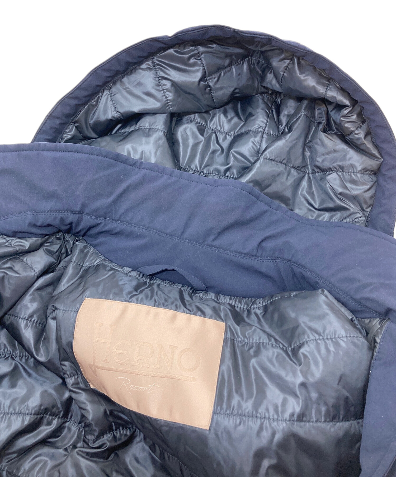 中古・古着通販】HERNO Resort (ヘルノリゾート) パッカブル フード