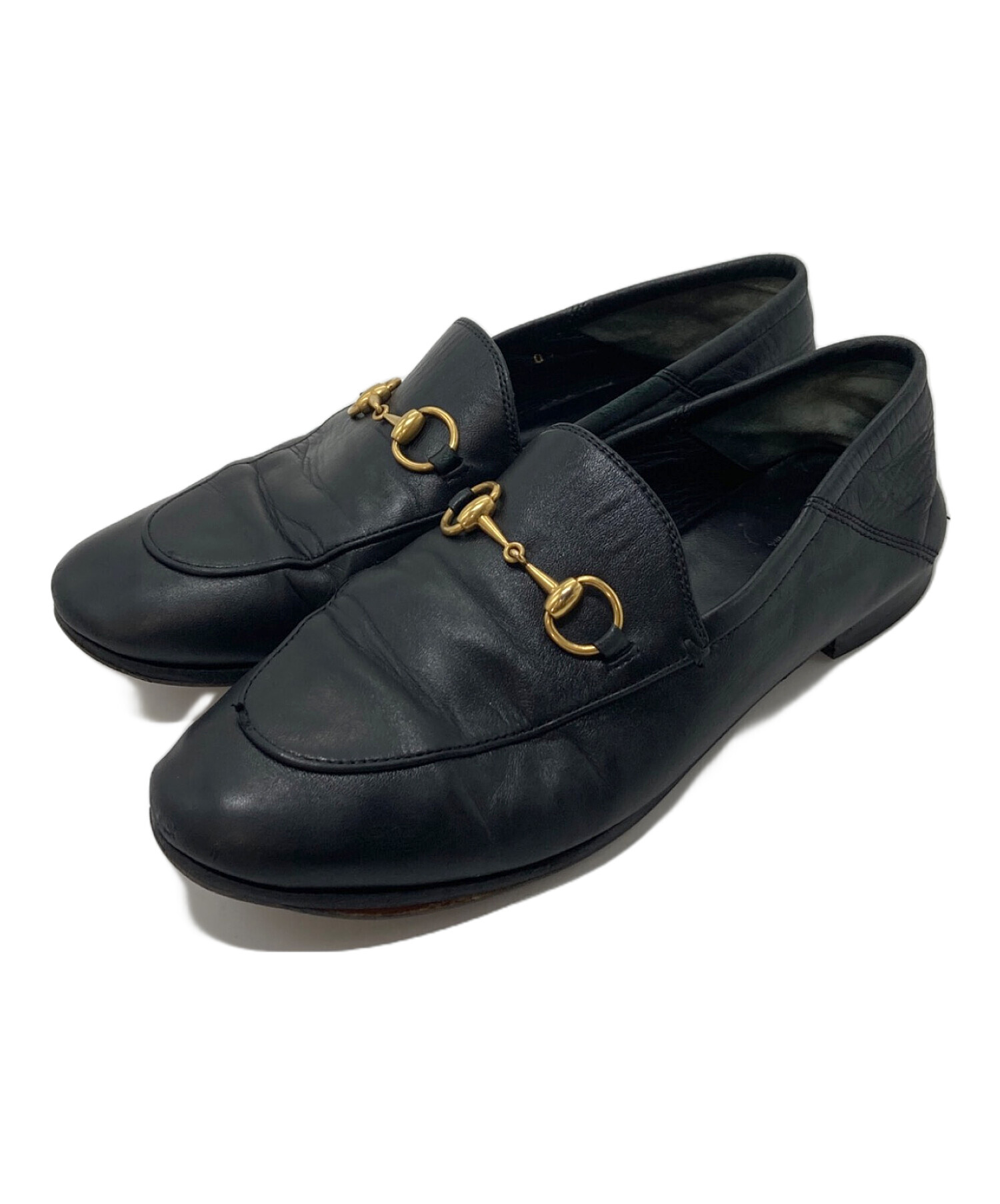 中古・古着通販】GUCCI (グッチ) Horsebit Leather Loafers ホース