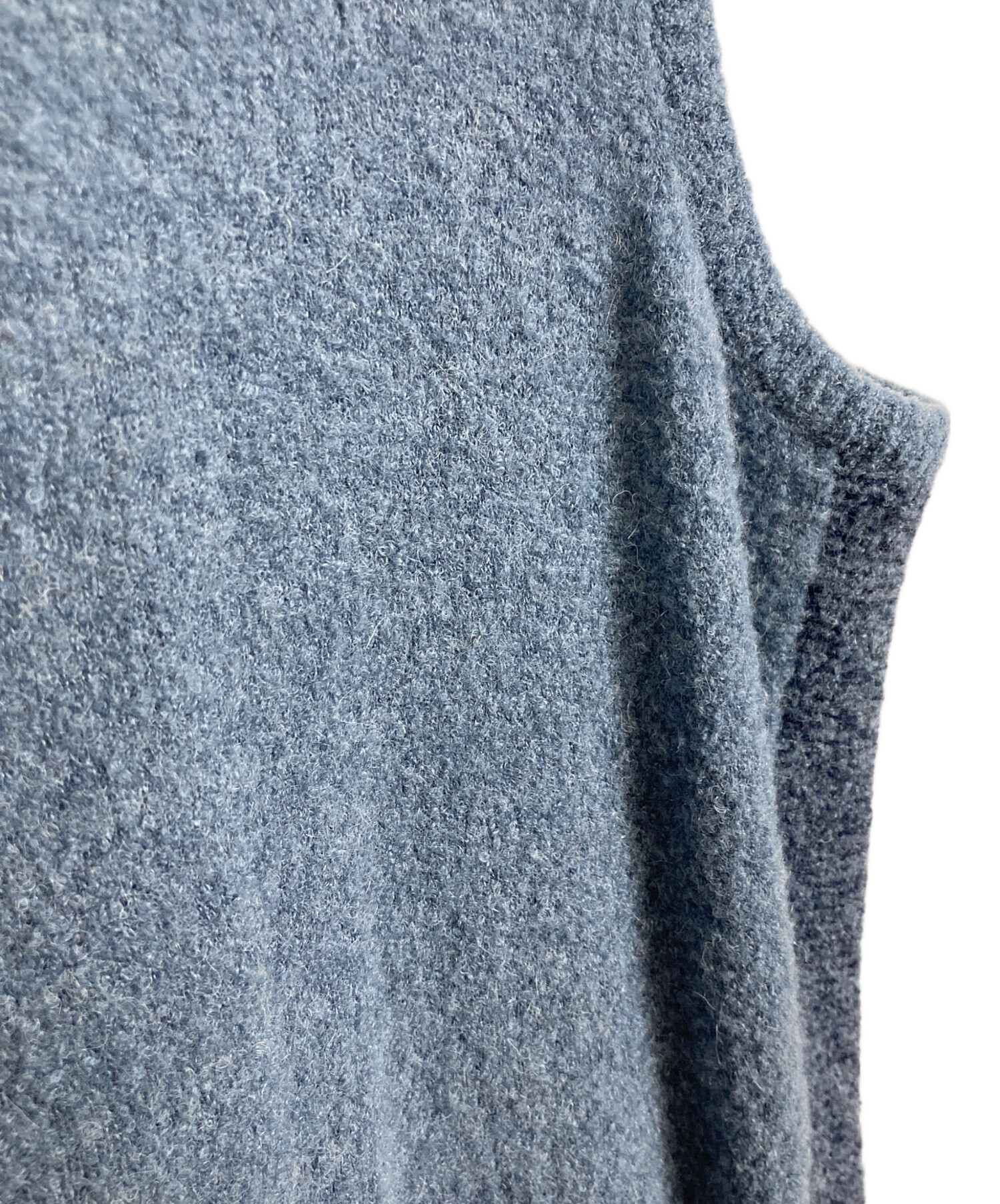 Settefili Cashmere ネイビー ダブルブレストベスト Settefili Cashmere (セッテフィーリ カシミア) Gilet (ニットダブル