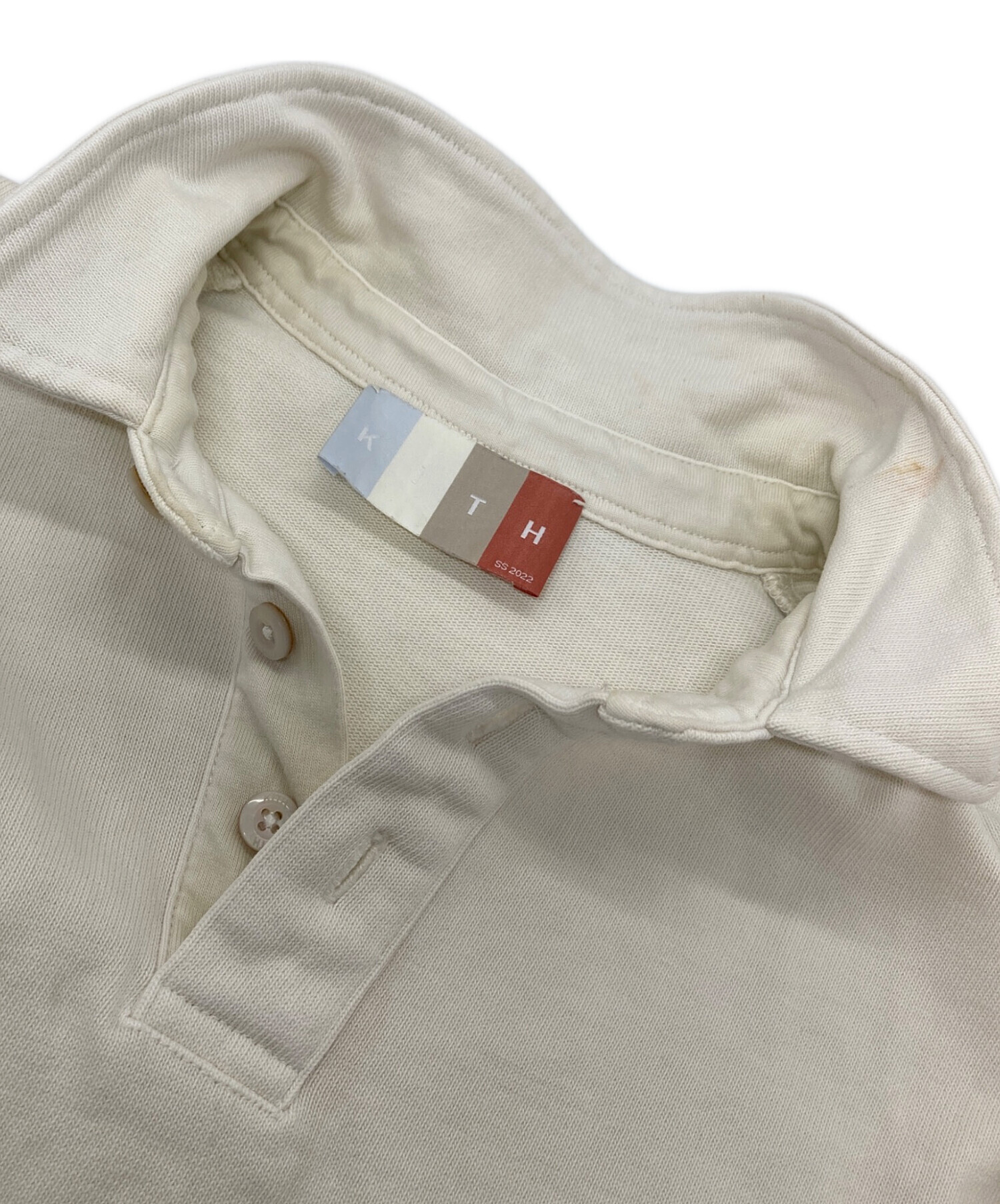 中古・古着通販】KITH (キス) ポロシャツ ホワイト サイズ:L｜ブランド
