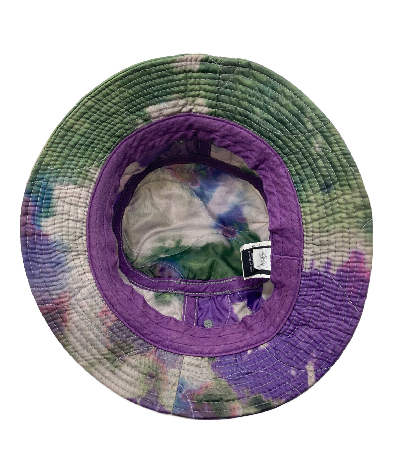 中古・古着通販】stussy (ステューシー) CURTIS TIE DYE QUILTED