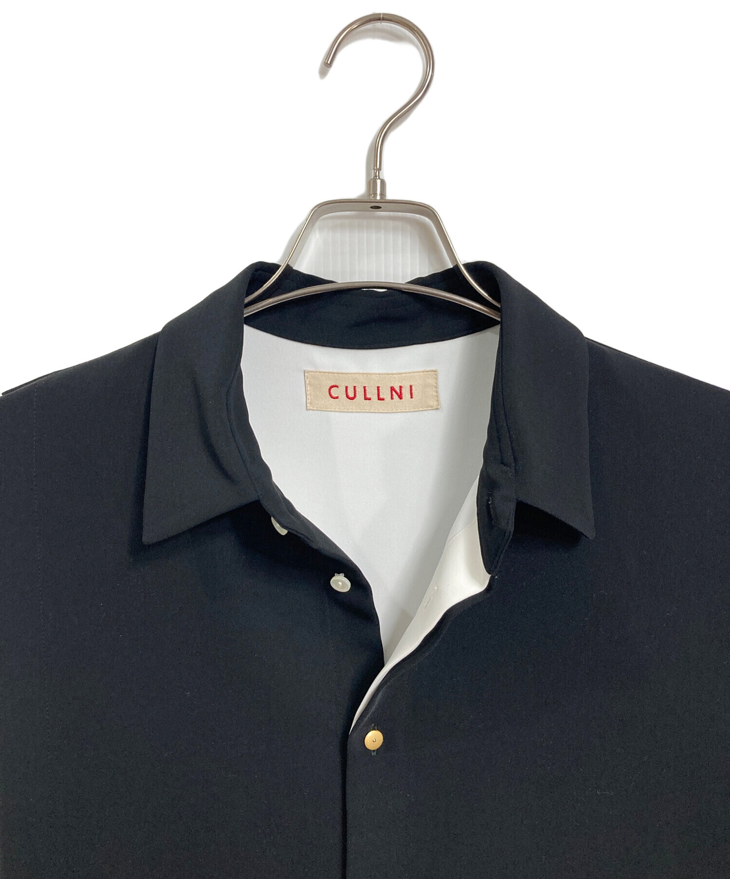 中古・古着通販】CULLNI (クルニ) ドッキングシャツ 半袖シャツ 