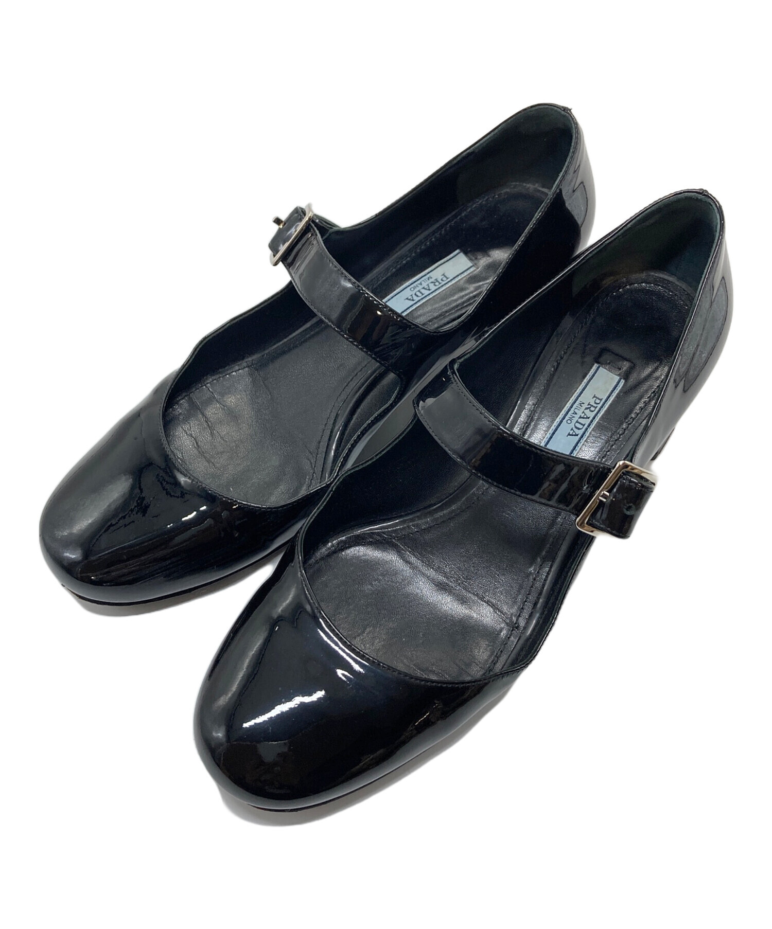 中古・古着通販】PRADA (プラダ) エナメル メリージェーン パンプス