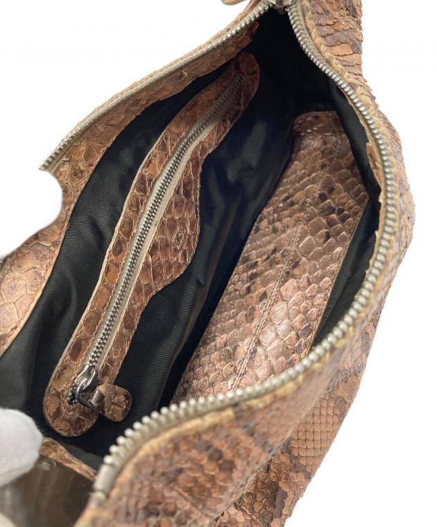 中古・古着通販】TOD'S (トッズ) ワンショルダーバッグ パイソン