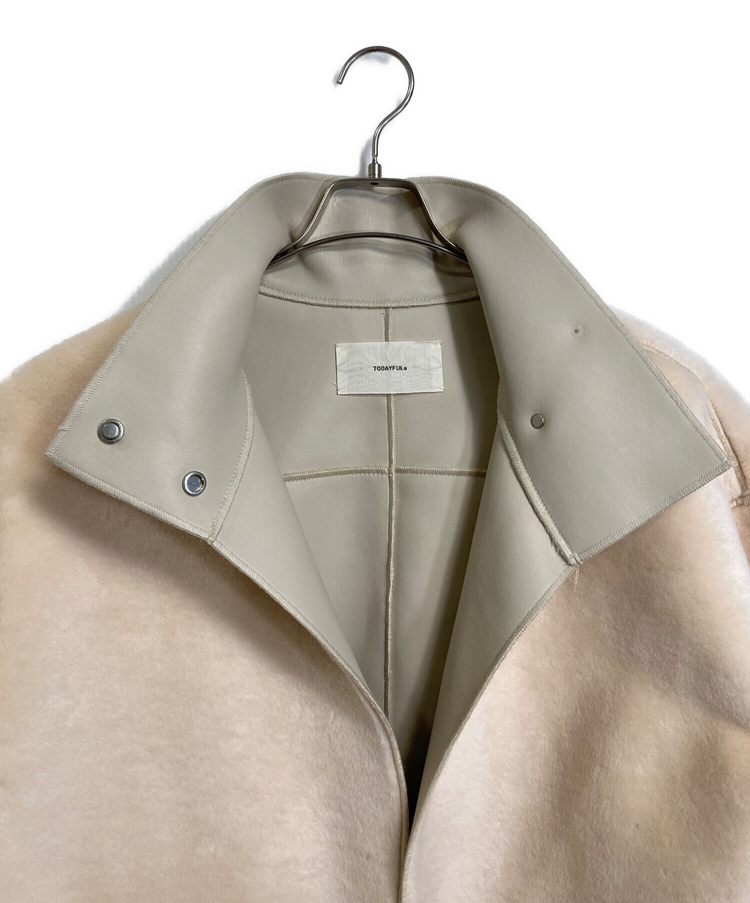 中古・古着通販】TODAYFUL (トゥデイフル) Standcollar Boa Jacket