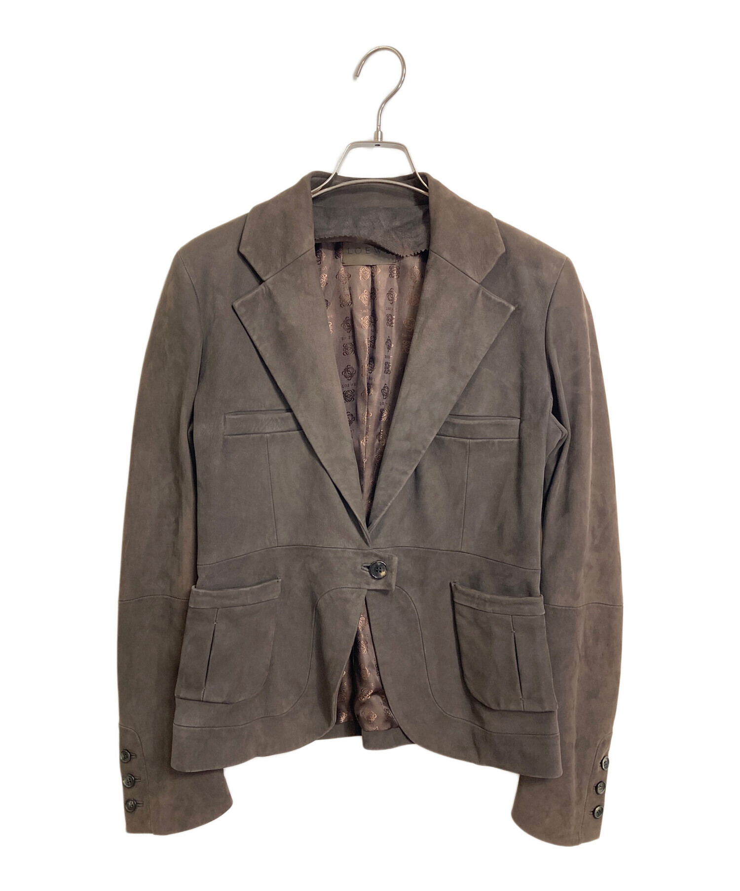 中古・古着通販】LOEWE (ロエベ) ラムレザージャケット レザー