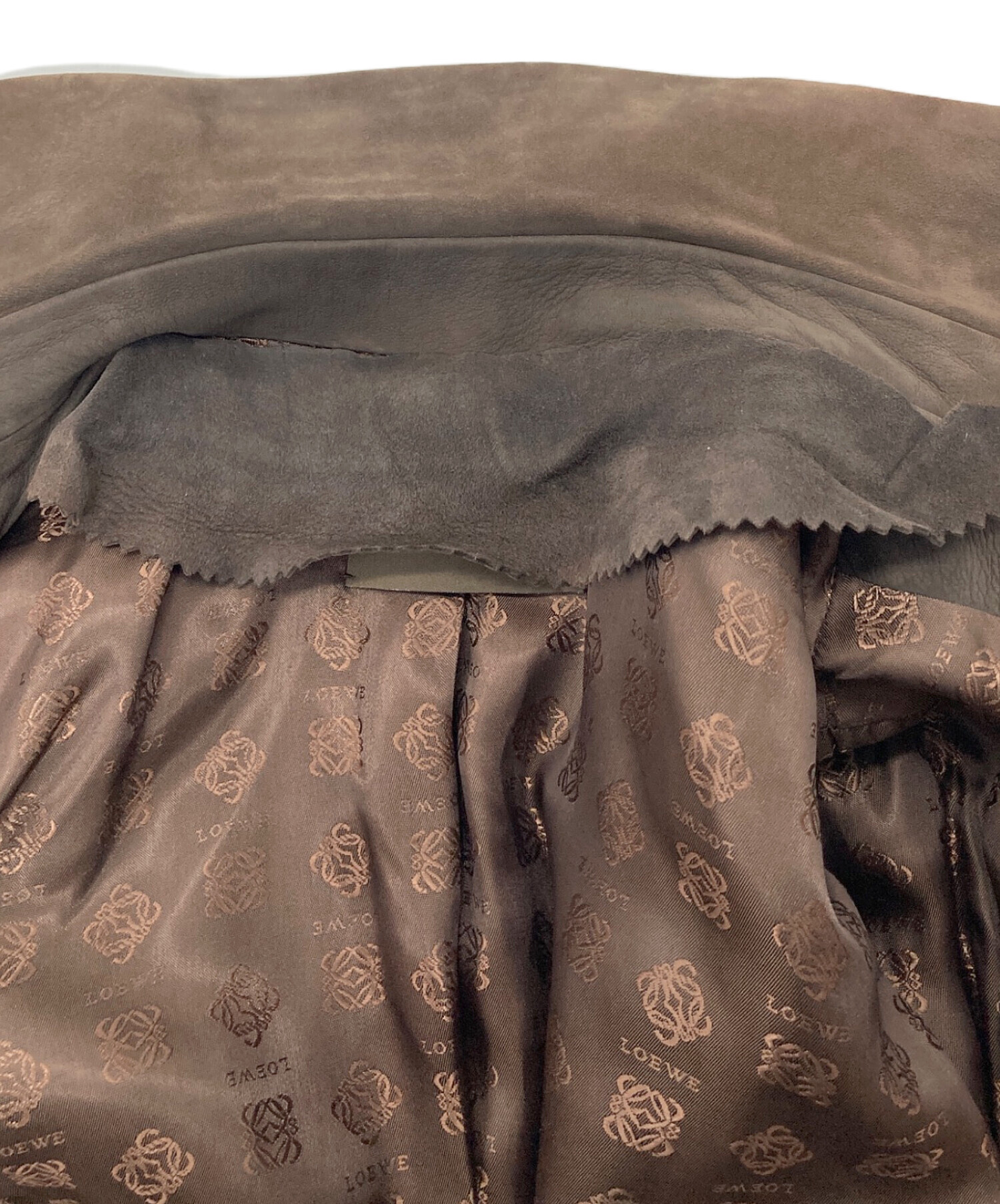 中古・古着通販】LOEWE (ロエベ) ラムレザージャケット レザー