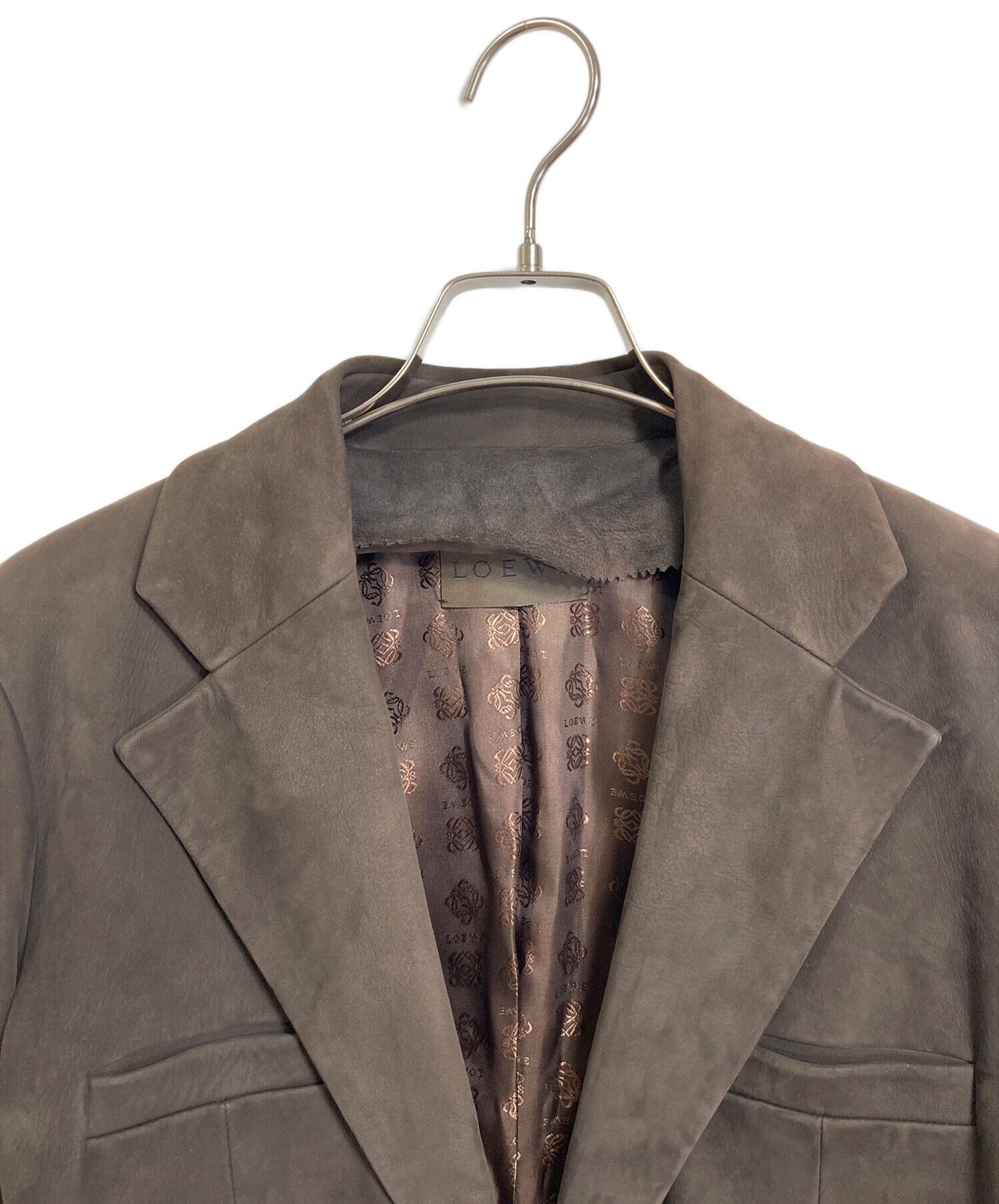 中古・古着通販】LOEWE (ロエベ) ラムレザージャケット レザー