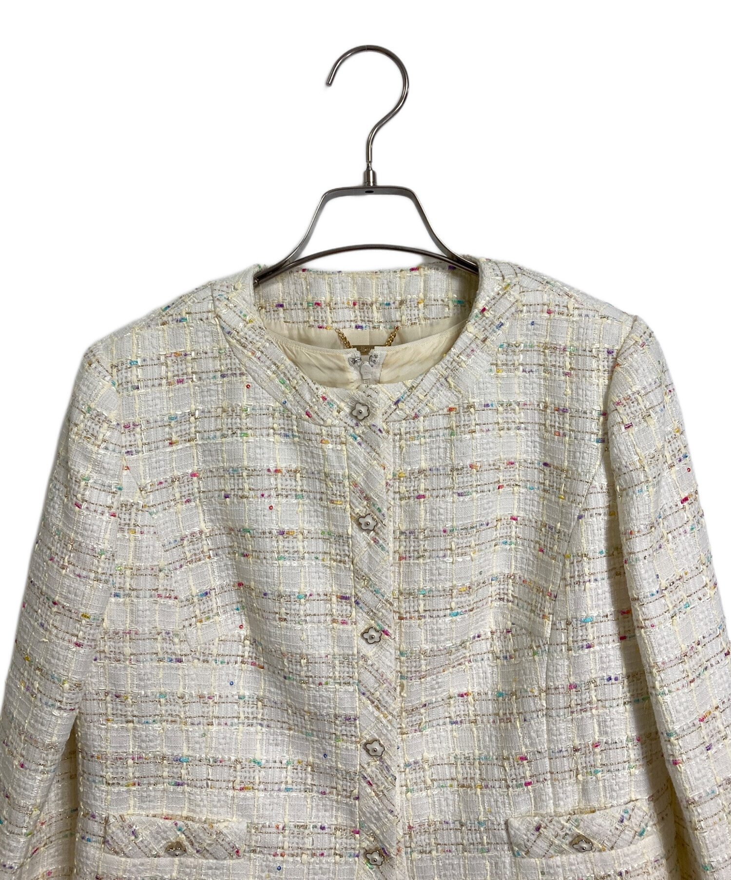 ハロッズ ツイードセットアップ サイズ2 中古・古着通販】Harrods 