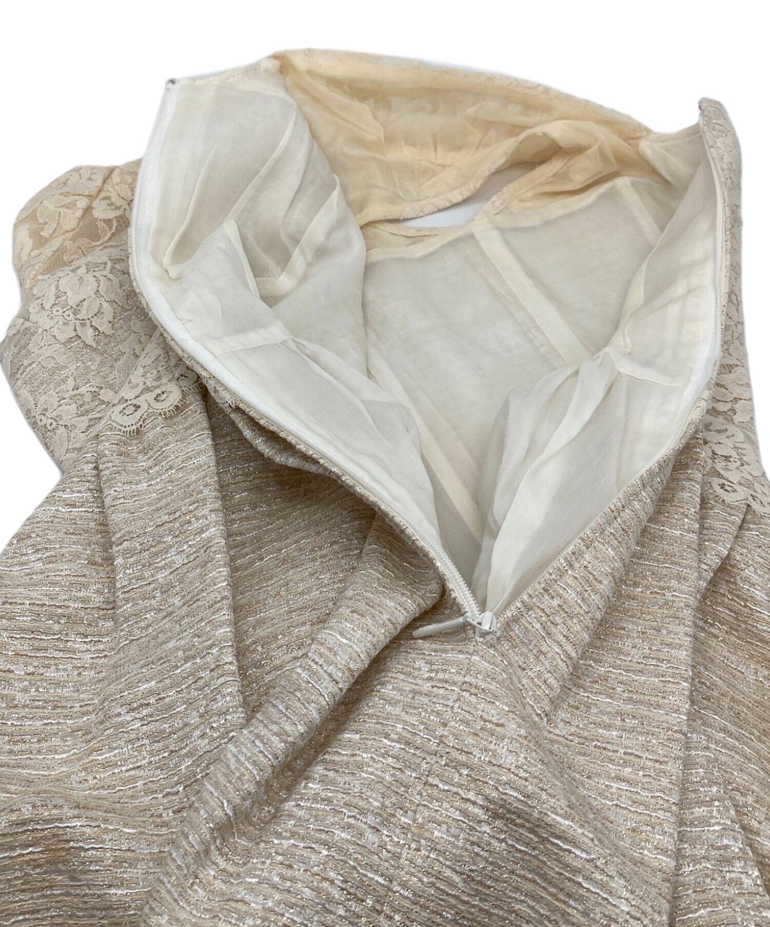 中古・古着通販】Rene (ルネ) セレモニーワンピース ベージュ サイズ