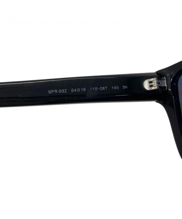 PRADA ブラック スクエア サングラス 中古・古着通販】PRADA (プラダ) Square Sunglasses スクエア