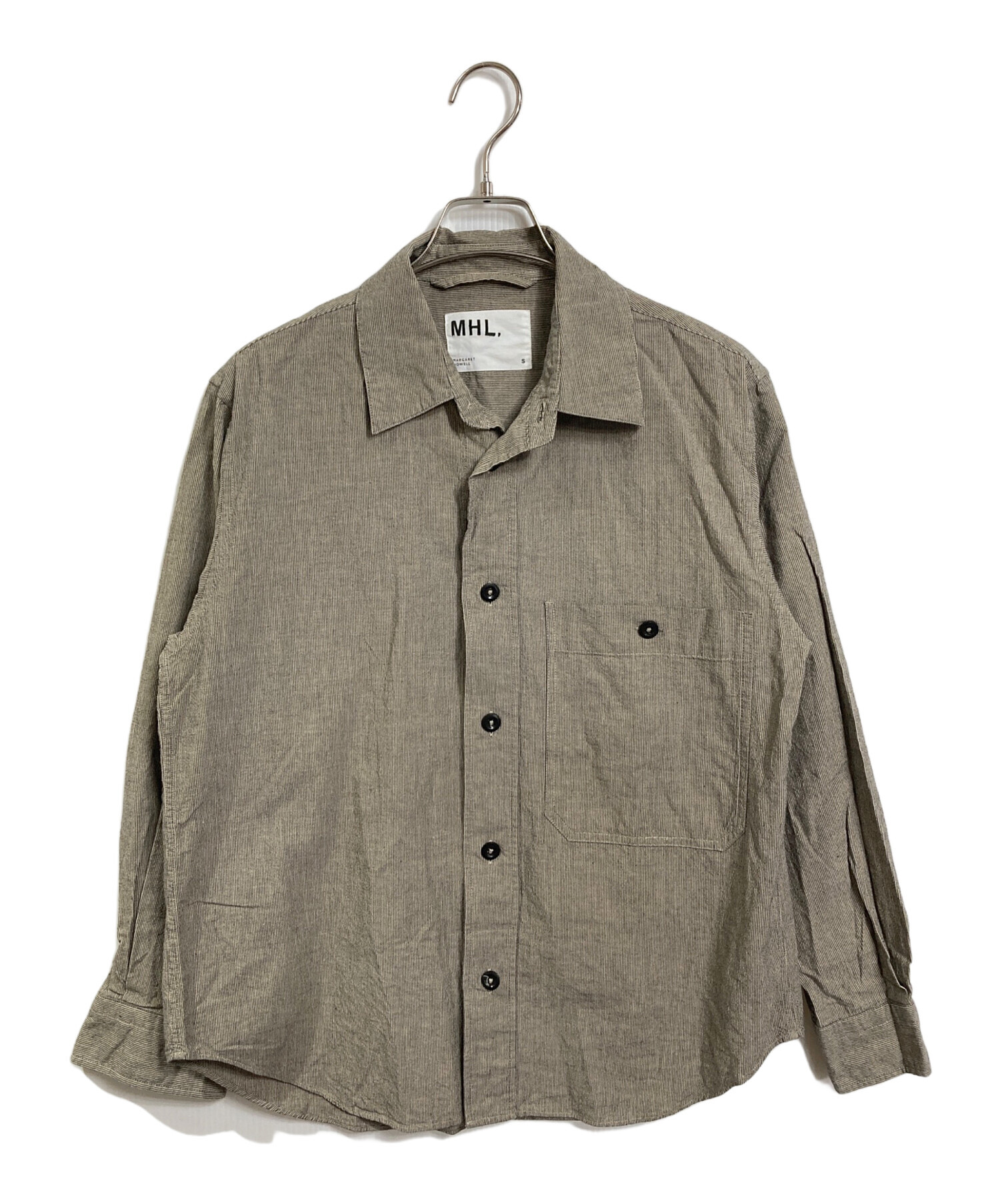 中古・古着通販】MHL (エムエイチエル) VINTAGE COTTON WOOL SHIRT 