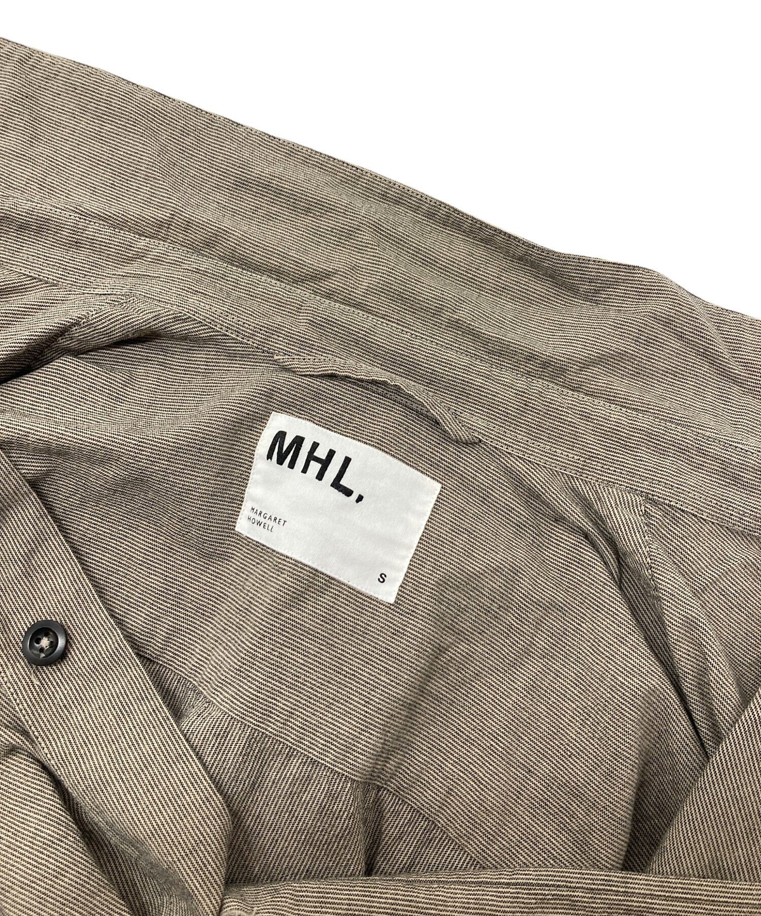 中古・古着通販】MHL (エムエイチエル) VINTAGE COTTON WOOL SHIRT 