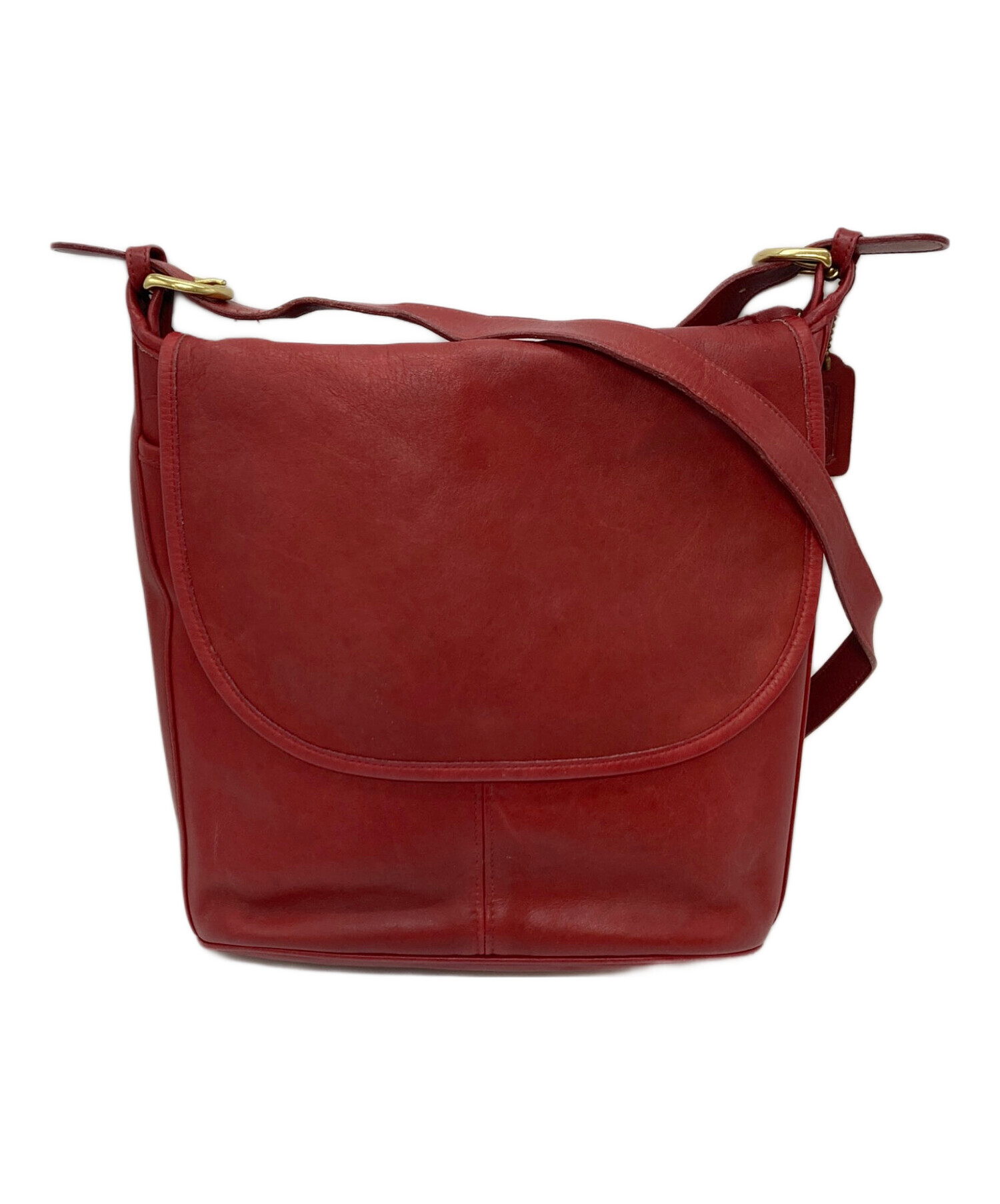 中古・古着通販】COACH (コーチ) レザーショルダーバッグ レザーバッグ