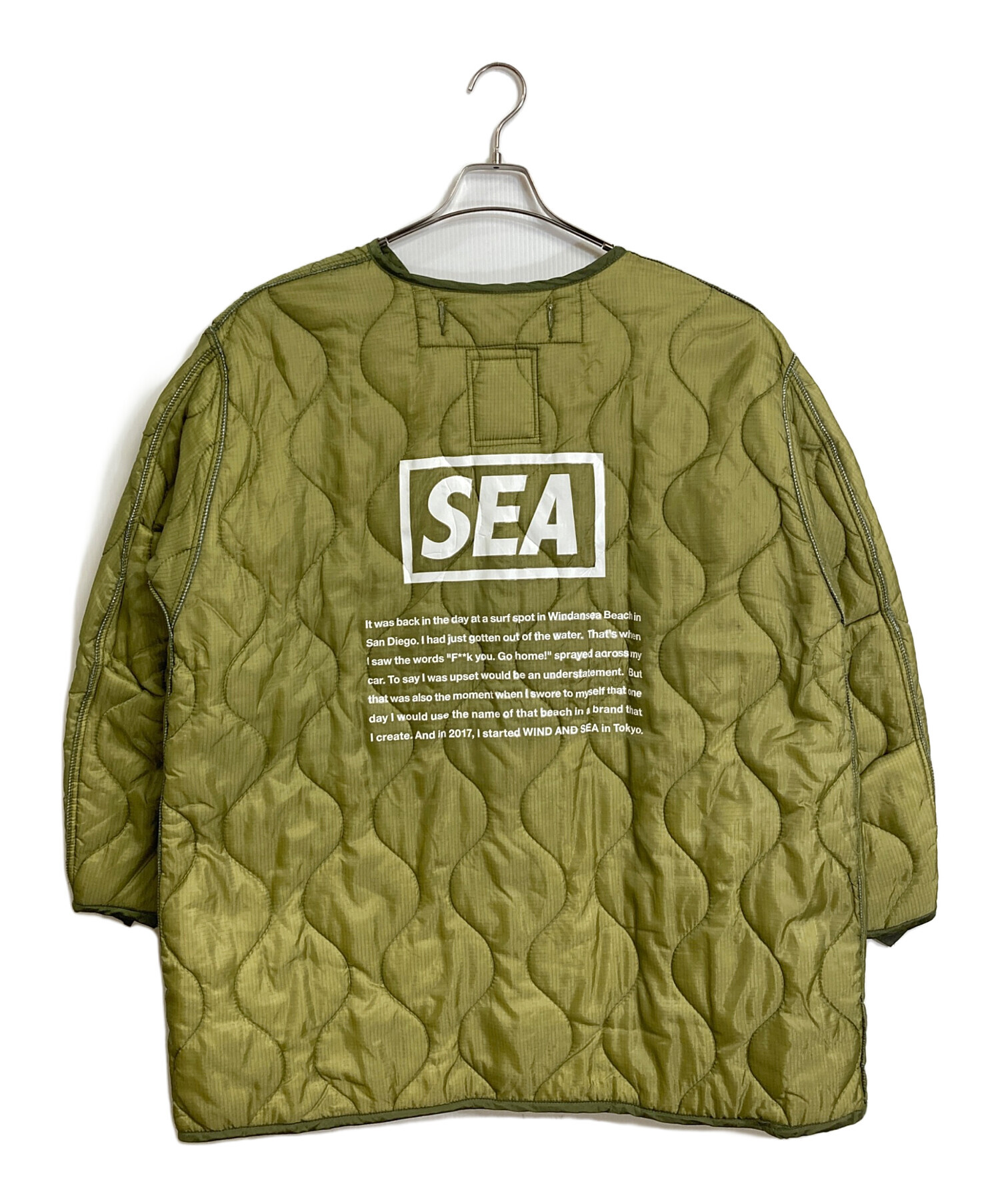 中古・古着通販】WIND AND SEA (ウィンダンシー) QUILTING LINER